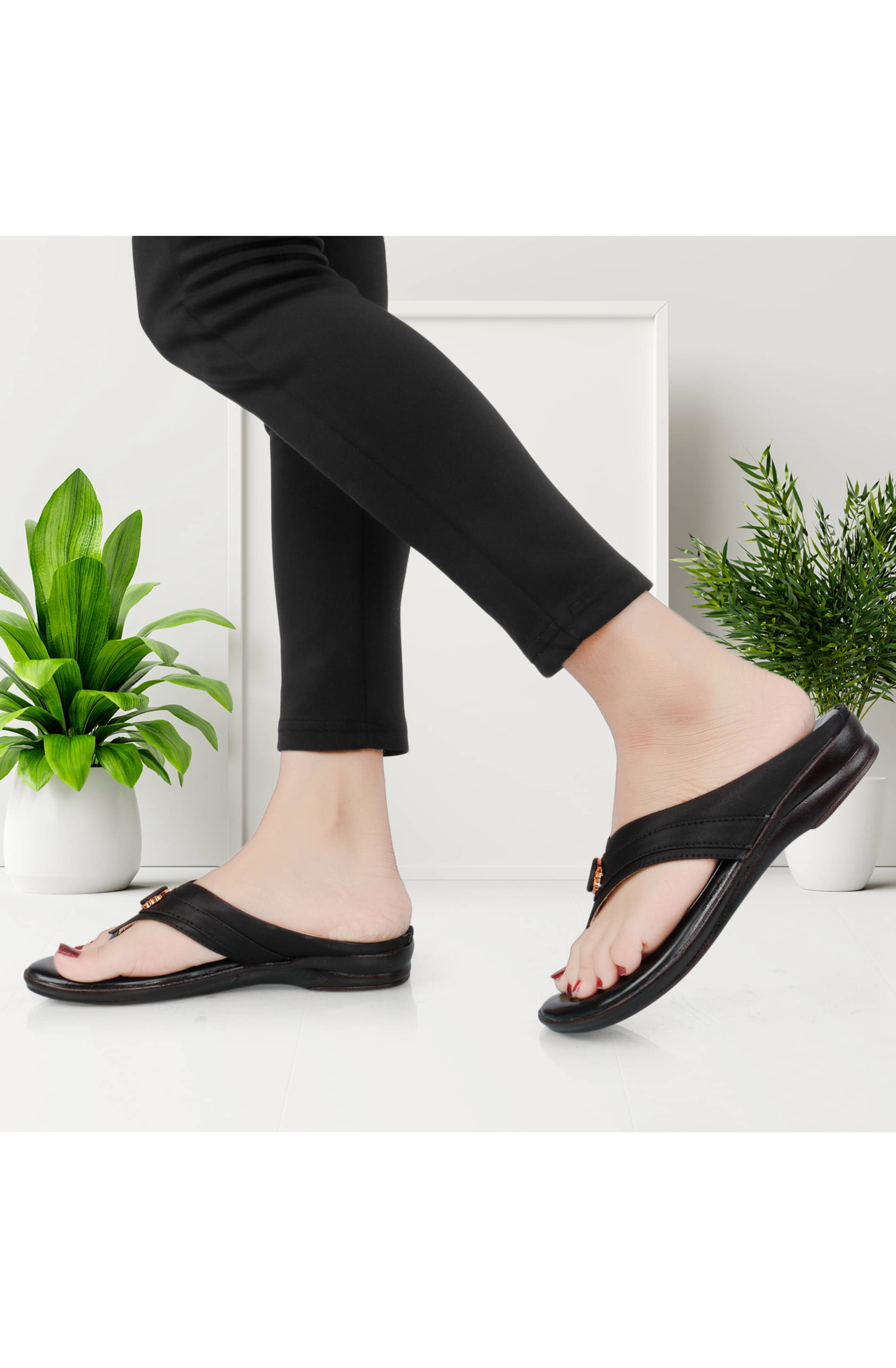     			Big Bird Footwear Black Women's Flats