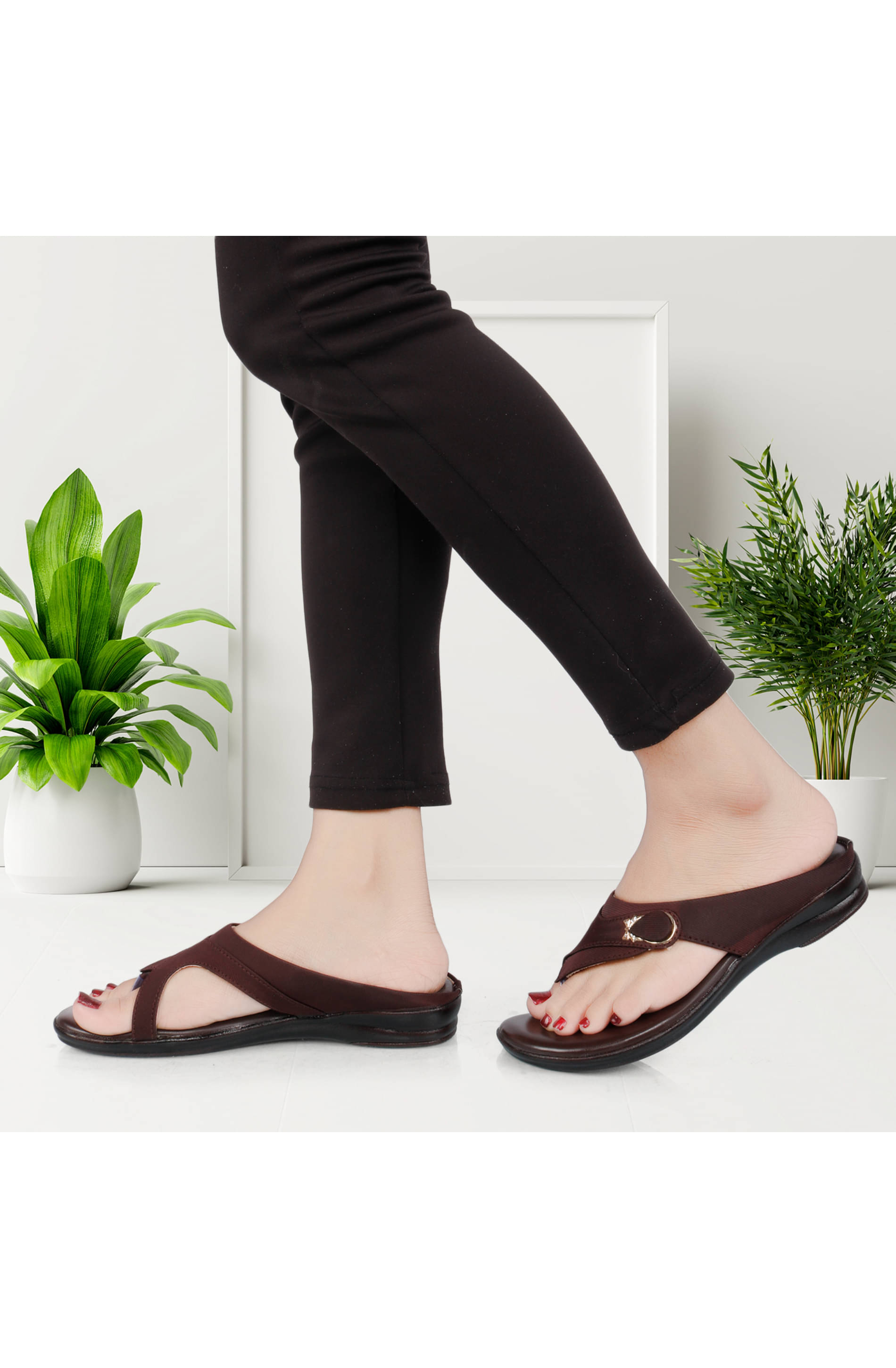     			Big Bird Footwear Brown Women's Flats