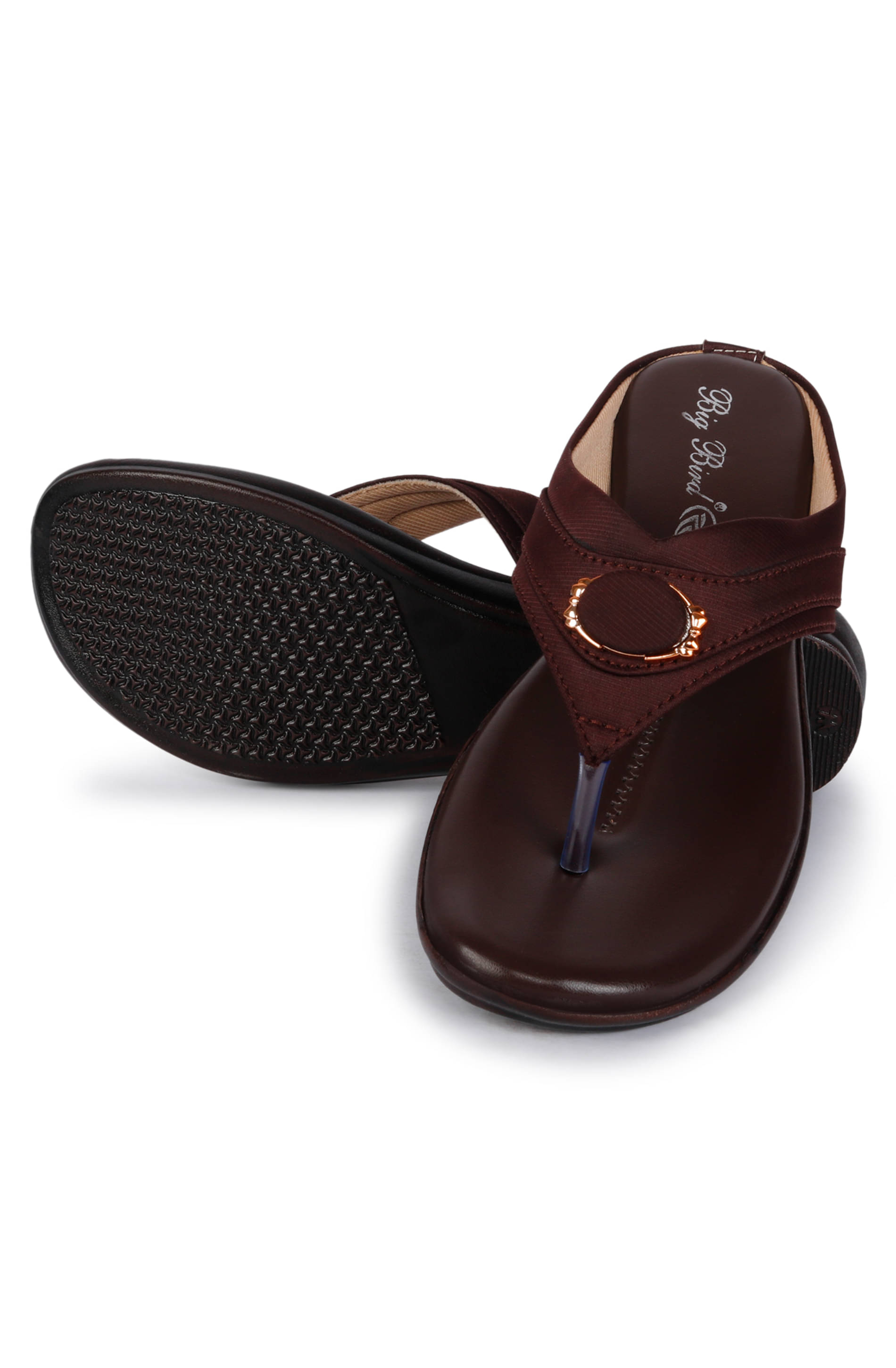     			Big Bird Footwear Brown Women's Flats