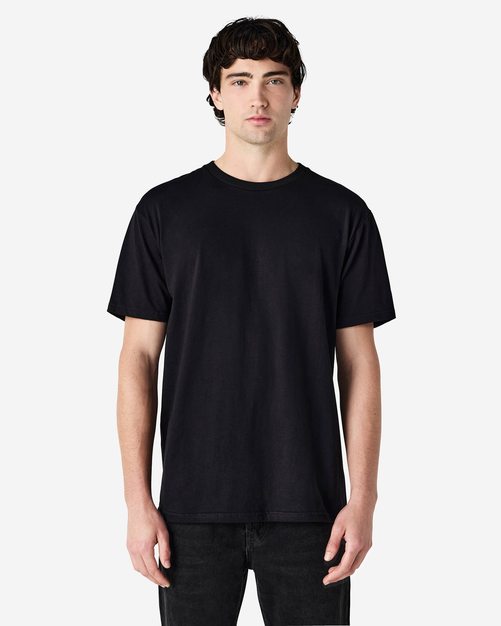 Gildan Men Cotton Regular Fit Solid T-Shirt ( Black ) Gildan Men Cotton Regular Fit Solid T-Shirt ( Black )