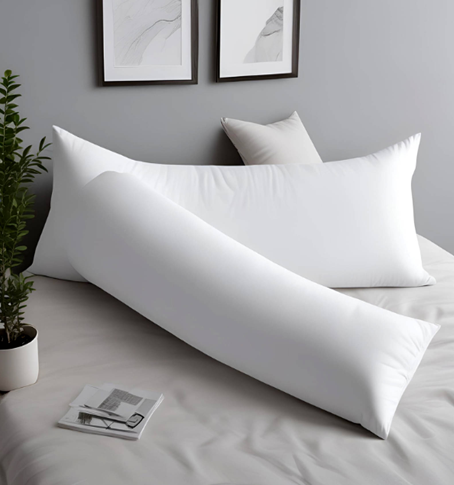 JDXONLINESALE Set of 2 Fibre Pillow JDXONLINESALE Set of 2 Fibre Pillow