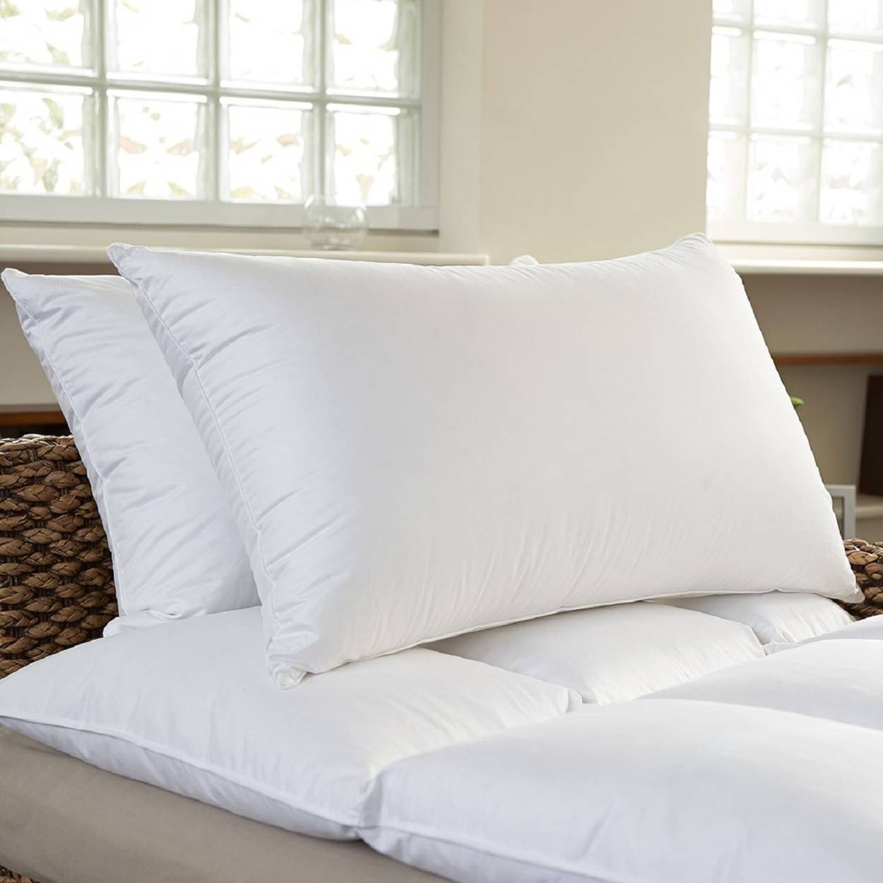 JDXONLINESALE Set of 2 Fibre Pillow JDXONLINESALE Set of 2 Fibre Pillow