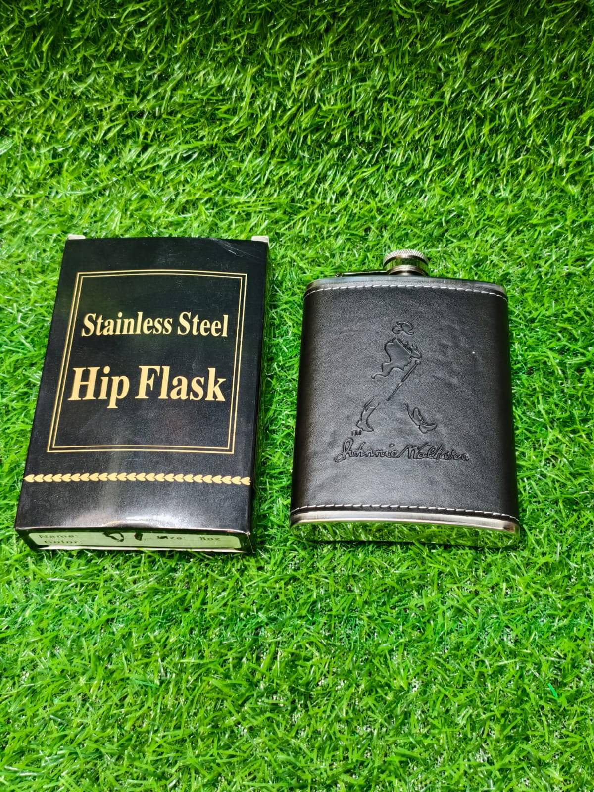     			JGG JAIN GIFT GALLERY Steel Hip Flask