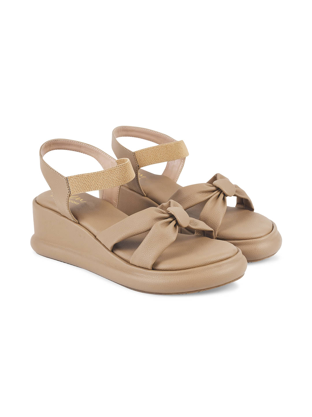     			JM Looks Tan Women's Sandal Heels