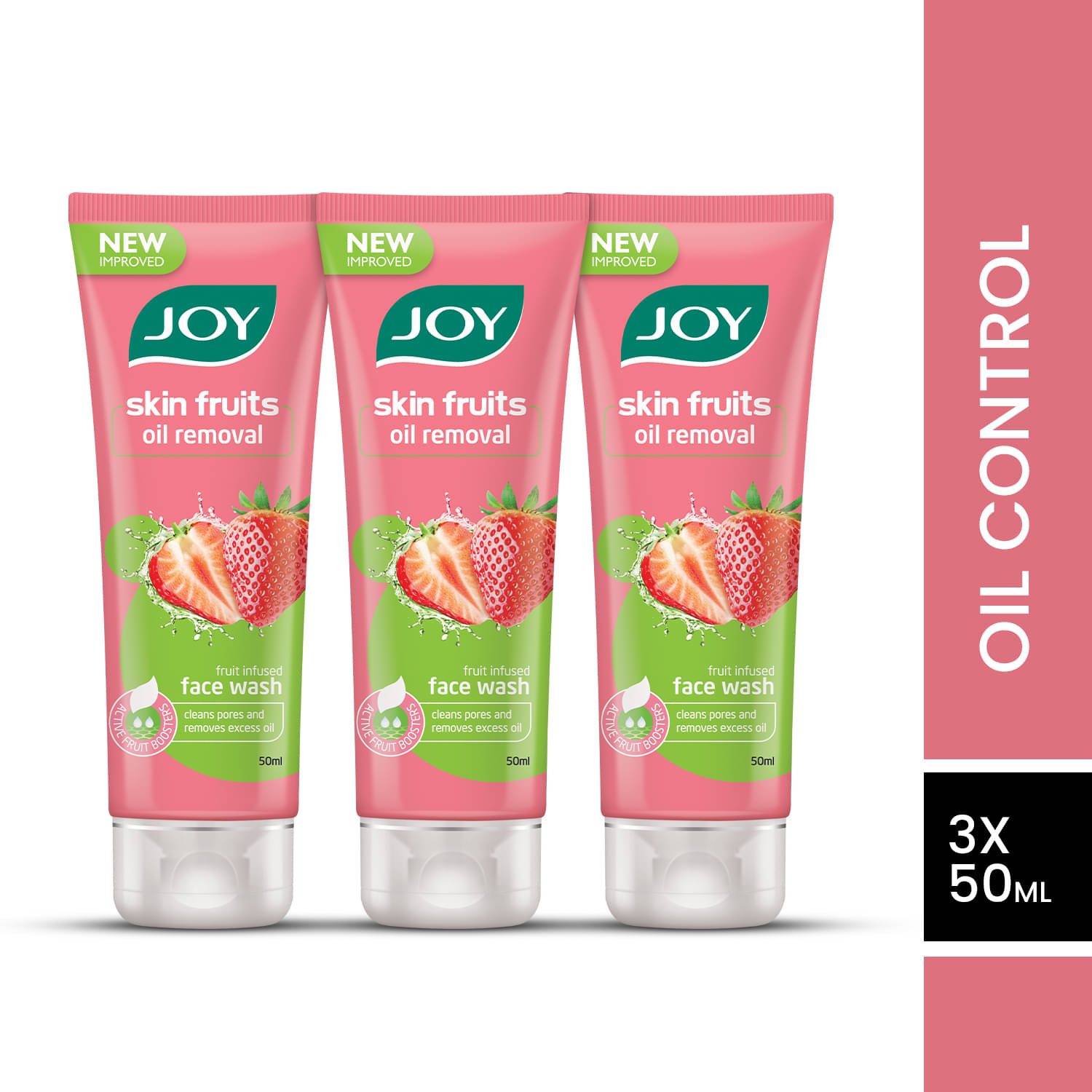     			Joy - Excess Oil Removal Face Wash For All Skin Type ( Pack of 3 )