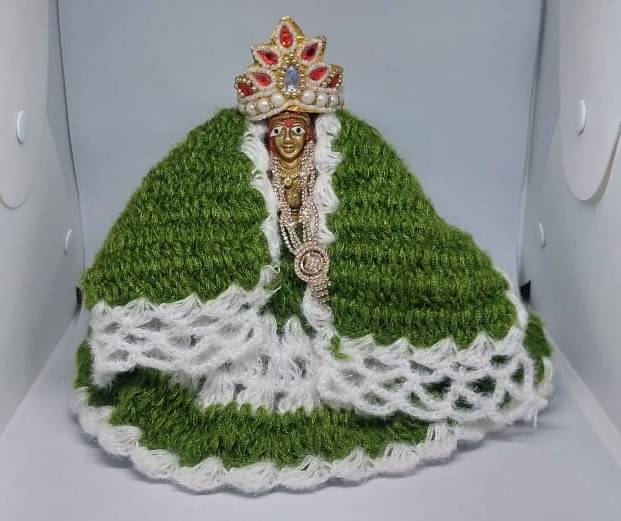     			KRIDHARA FOUNDATION Durga Mata Green Wool Dress ( Pack of 1 )