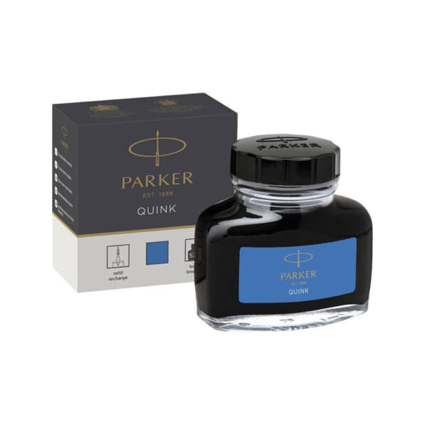     			Parker Quink Ink Bottle 57ml – Blue