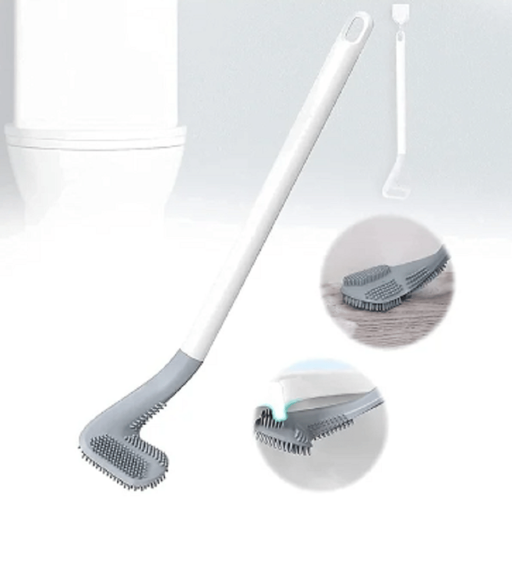     			Qin Pin Silicone Toilet Brush