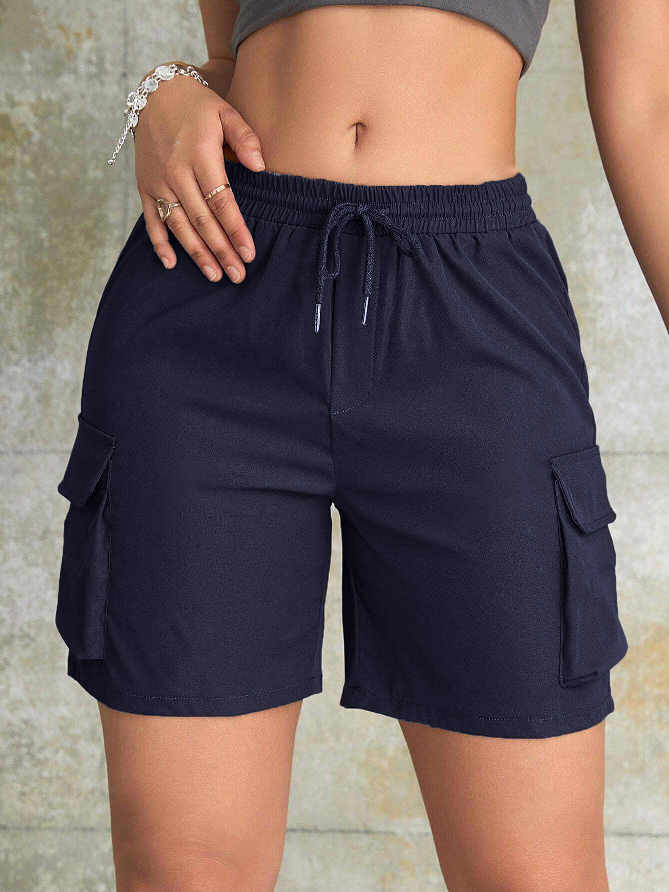     			SAKHWALA Polyester Cargo - Blue Single