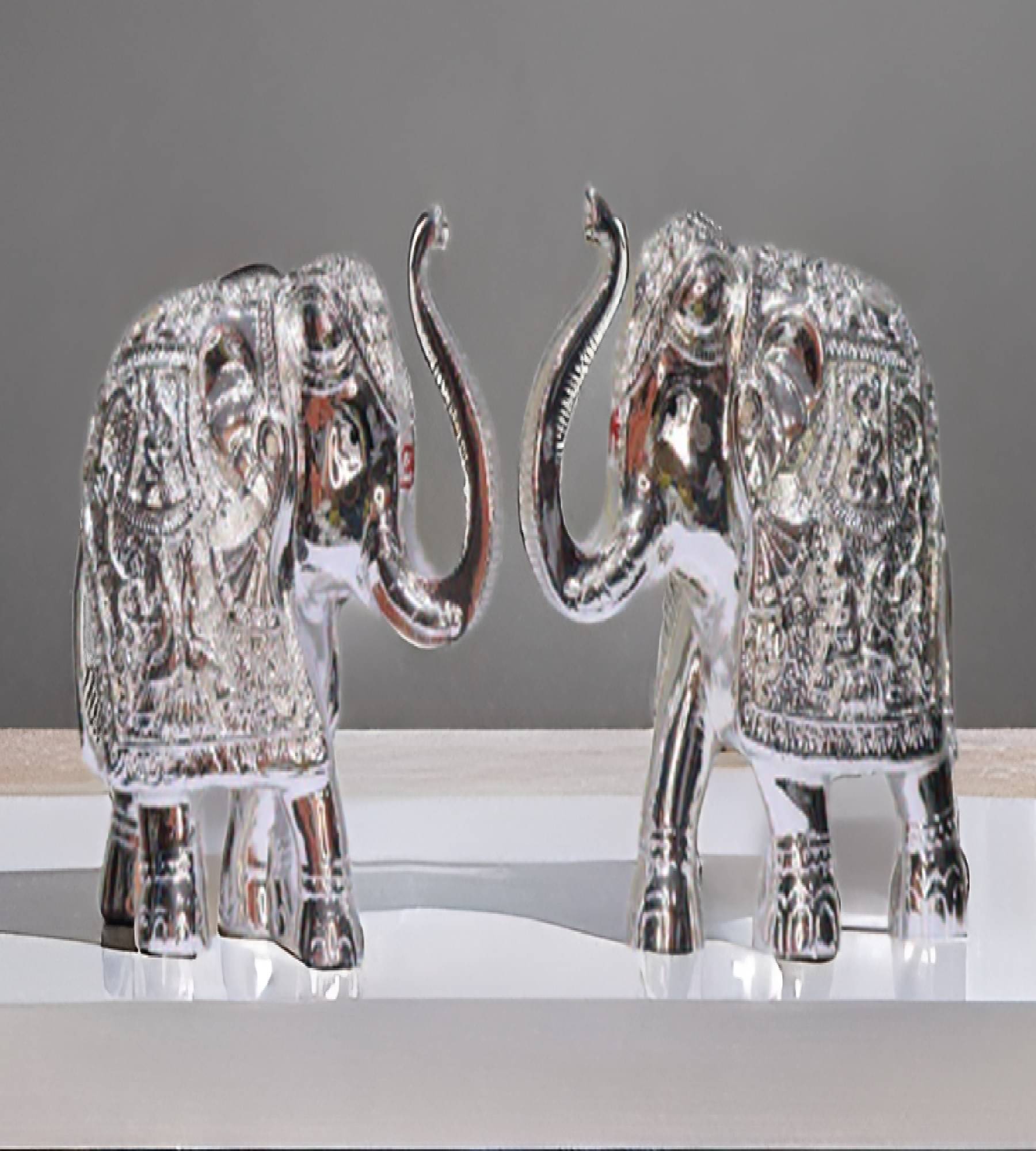 Sigaram Decorative Elephant 13 cm - Pack of 2 Sigaram Decorative Elephant 13 cm - Pack of 2