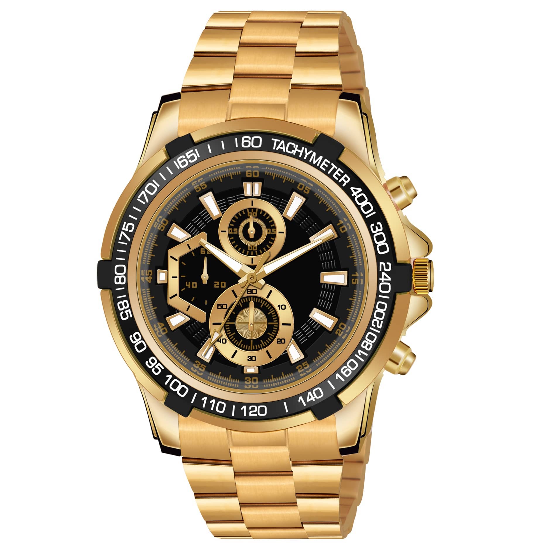 chronorex Black Stainless Steel Analog Men's Watch