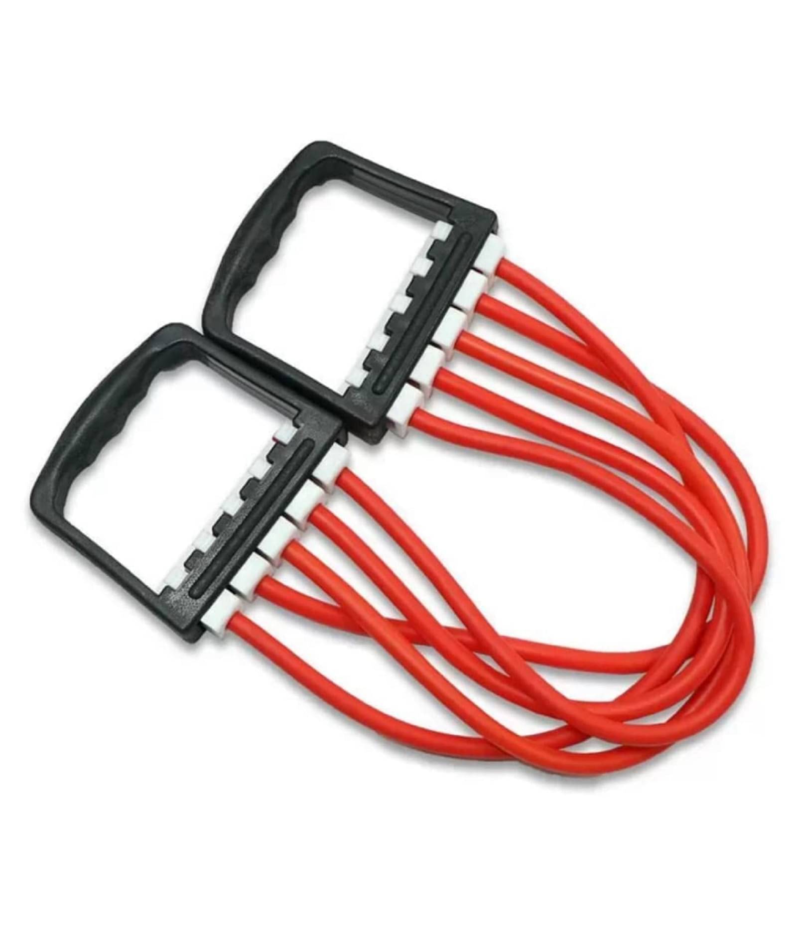 5 Tube Chest Expander Workout Pulling Exerciser Fitness Exercise Tube Adjustable Rubber Chest Expander Adjustable Rubber Gym Yoga Tube Indoor Chest Developer(RED)     			5 Tube Chest Expander Workout Pulling Exerciser Fitness Exercise Tube Adjustable Rubber Chest Expander Adjustable Rubber Gym Yoga Tube Indoor Chest Developer(RED)