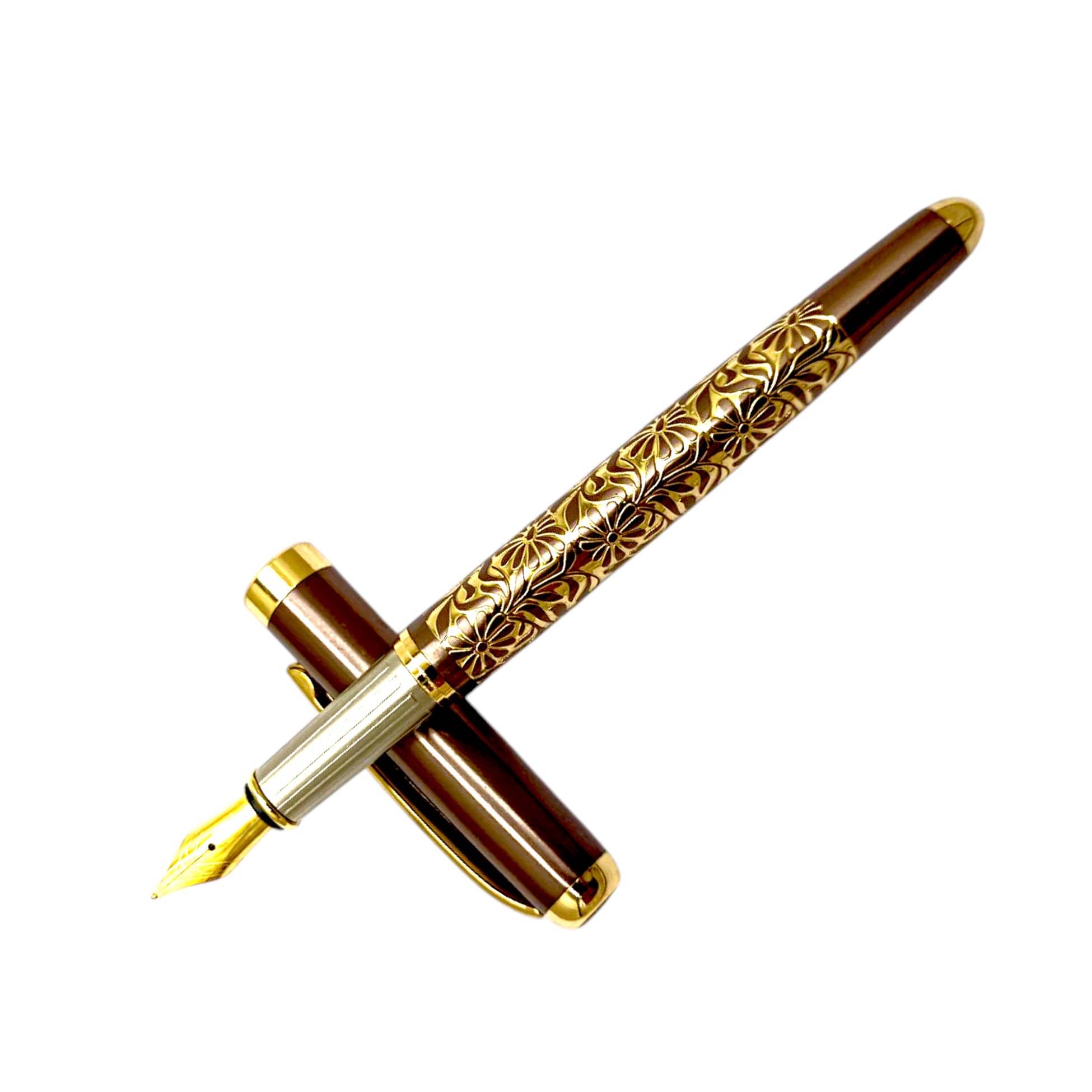 Auteur Brown Fine Line Fountain Pen ( Pack of 1 ) Auteur Brown Fine Line Fountain Pen ( Pack of 1 )