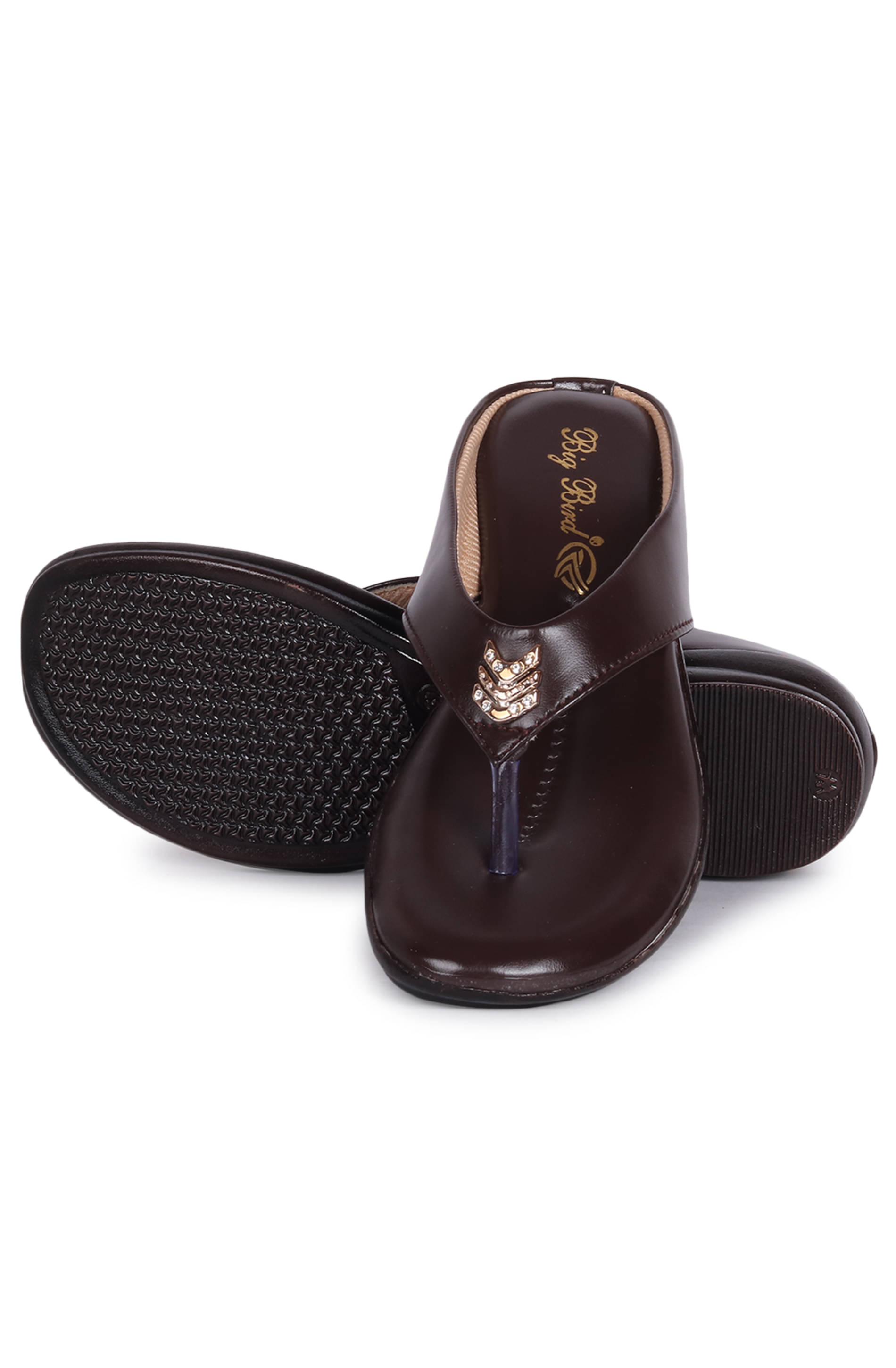     			Big Bird Footwear Brown Women's Flats
