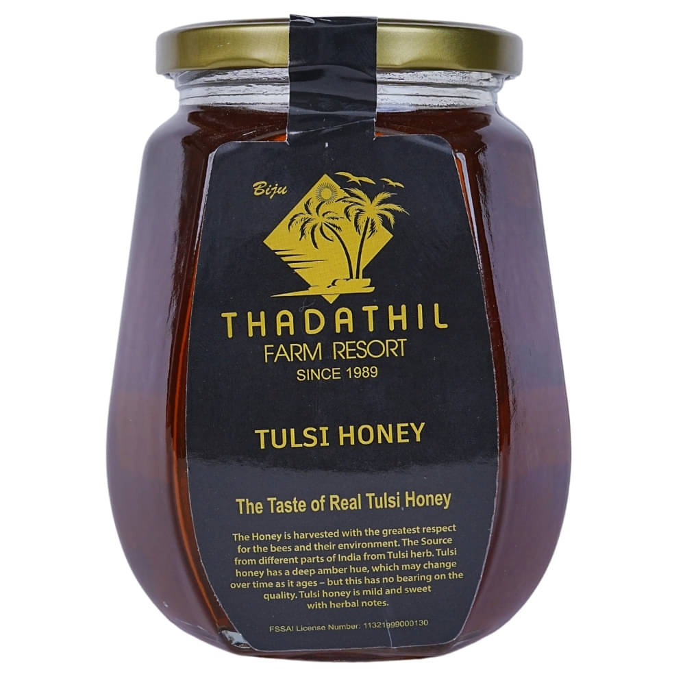 Biju Thadathil Farm Honey Organic Tulsi Honey 1 kg     			Biju Thadathil Farm Honey Organic Tulsi Honey 1 kg
