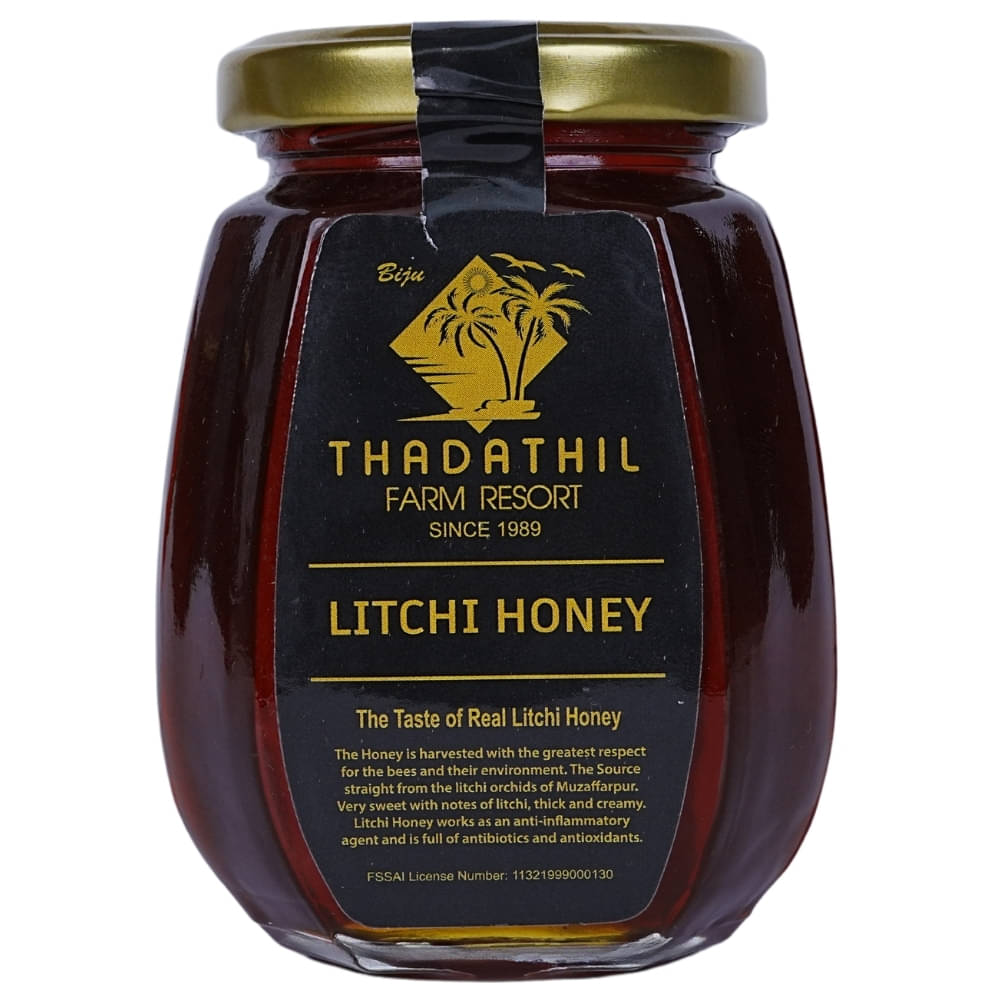 Biju Thadathil Farm Honey Litchi Honey 1 kg     			Biju Thadathil Farm Honey Litchi Honey 1 kg