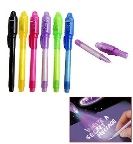     			ECLET  invisible pen Digital Pen  (Pack of 6, Ink Color - Transperent)
