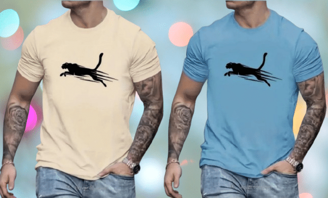 ELBATROSS Polyester Regular Fit Printed Half Sleeves Men's Round T-Shirt - Multicolor3 ( Pack of 2 ) ELBATROSS Polyester Regular Fit Printed Half Sleeves Men's Round T-Shirt - Multicolor3 ( Pack of 2 )