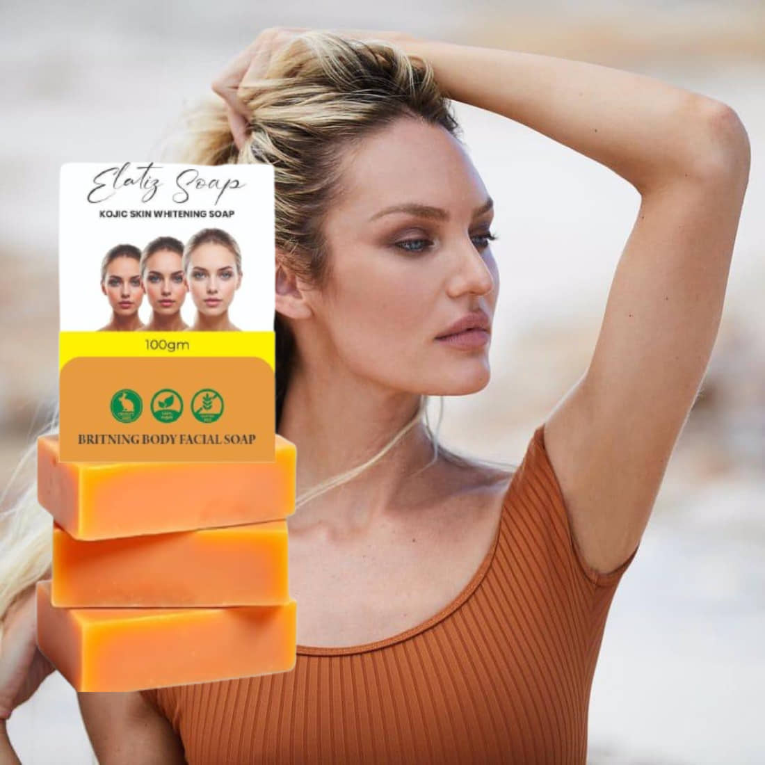Elatiz Beauty Soap for All Skin Type ( Pack of 1 )