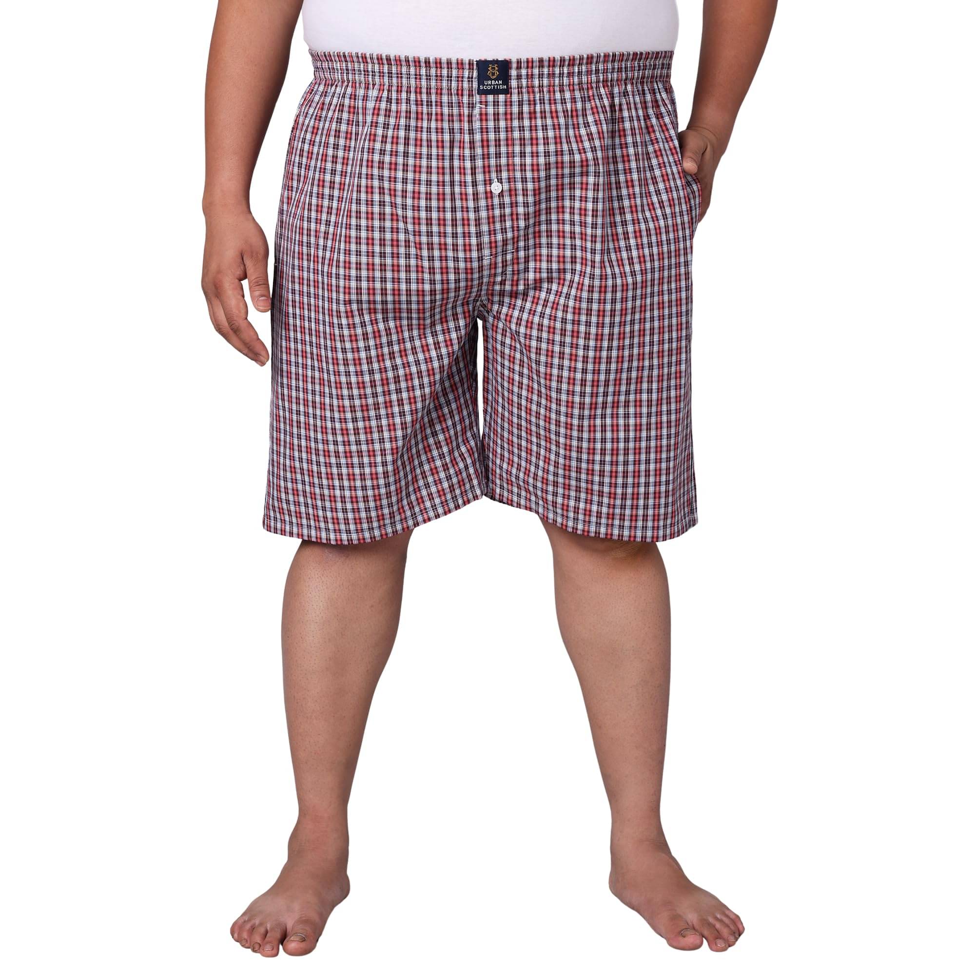 URBAN SCOTTISH Pack of 1 Cotton Boxers For Men's ( Multicolor ) URBAN SCOTTISH Pack of 1 Cotton Boxers For Men's ( Multicolor )