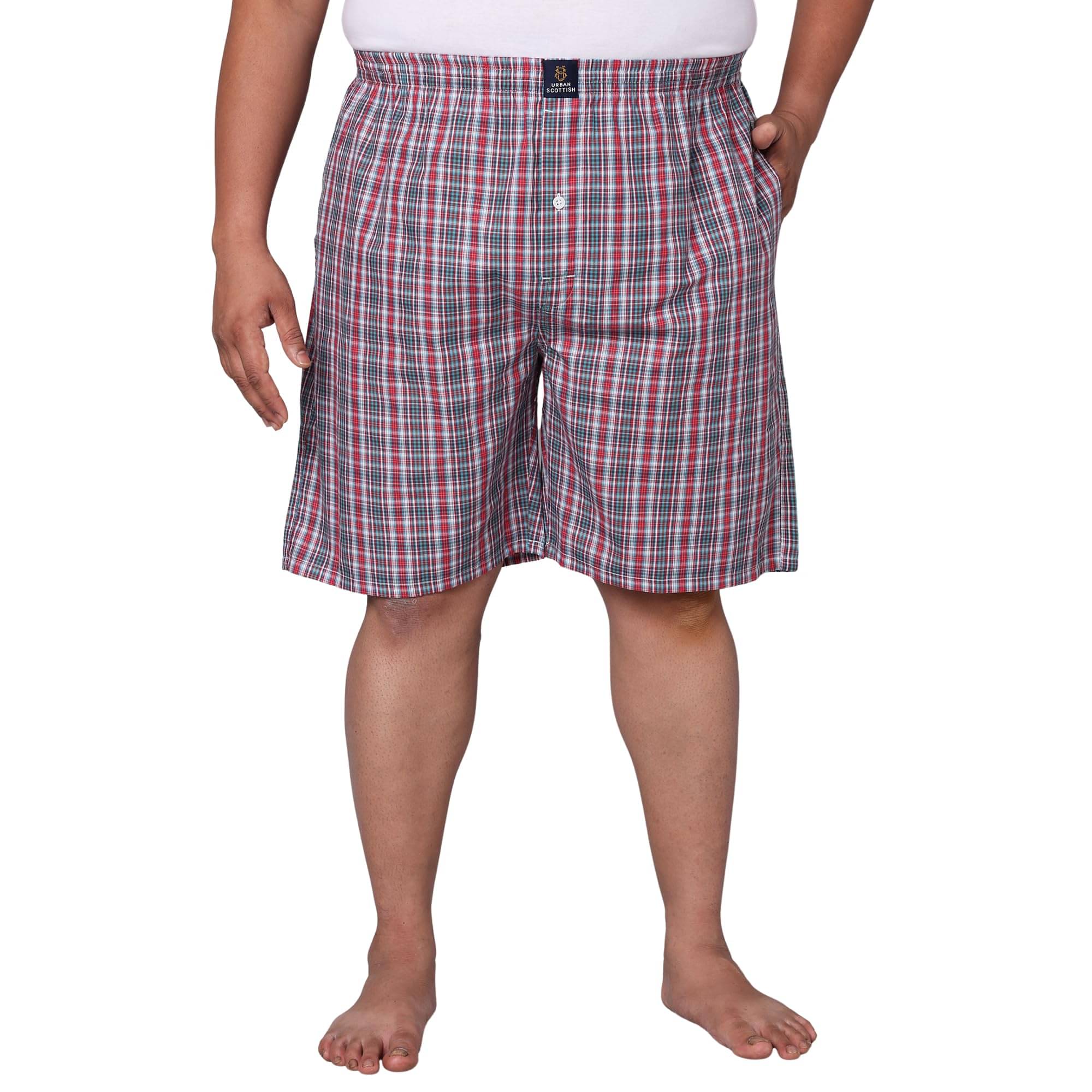     			URBAN SCOTTISH Pack of 1 Cotton Boxers For Men's ( Multicolor )