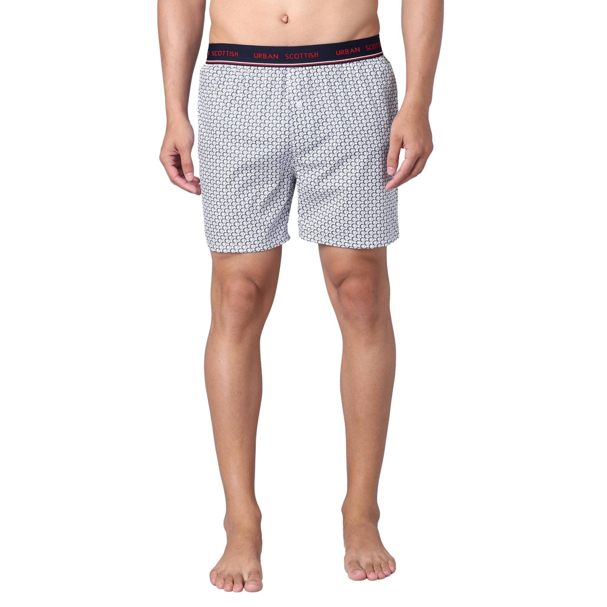 URBAN SCOTTISH Pack of 1 Cotton Boxers For Men's ( Multicolor ) URBAN SCOTTISH Pack of 1 Cotton Boxers For Men's ( Multicolor )