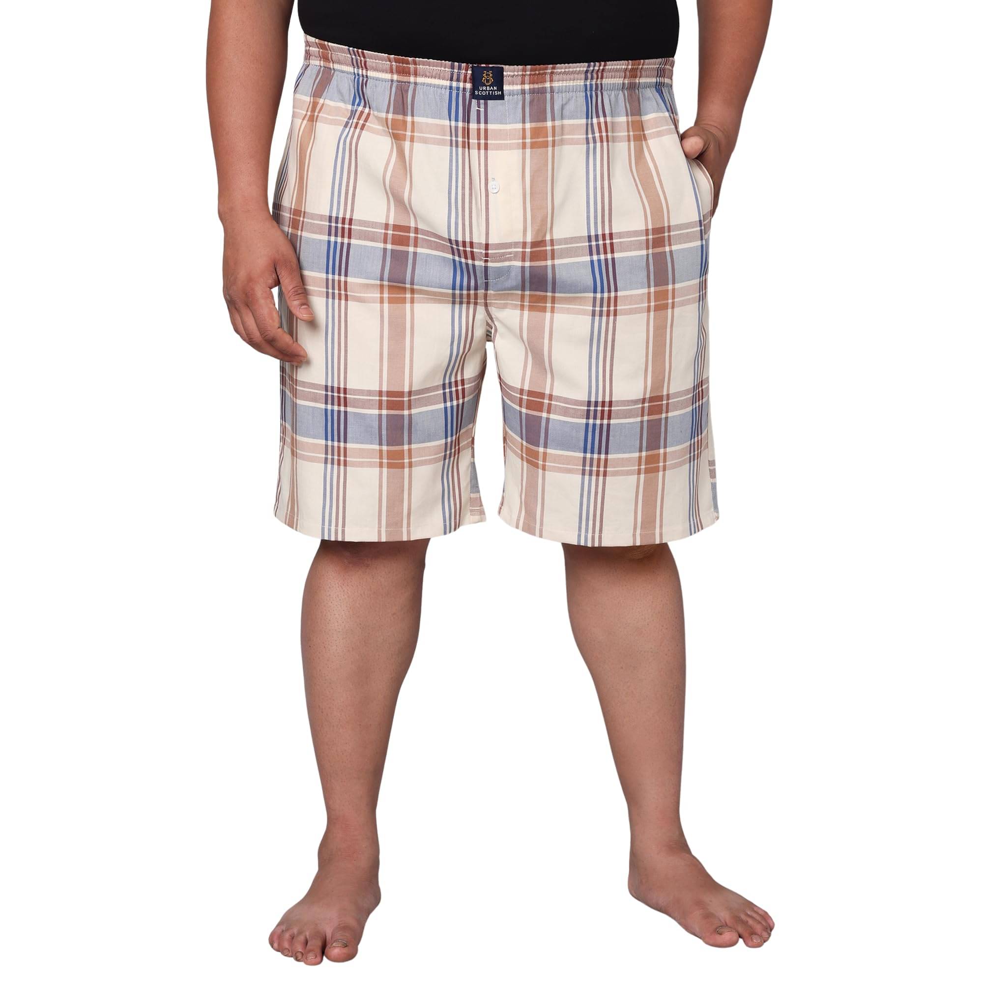 URBAN SCOTTISH Pack of 1 Cotton Boxers For Men's ( Multicolor ) URBAN SCOTTISH Pack of 1 Cotton Boxers For Men's ( Multicolor )