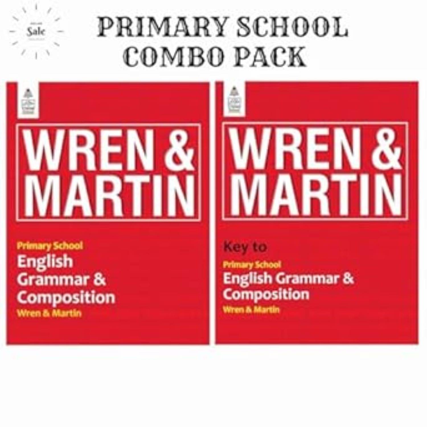     			WREN AND MARTIN PRIMARY SCHOOL ENGLISH GAMMAR & COMPOSITIOIN 2025-26 EDITION WITH KEY TO PRIMARY SCHOOL COMBO SET OF 2 BOOKS