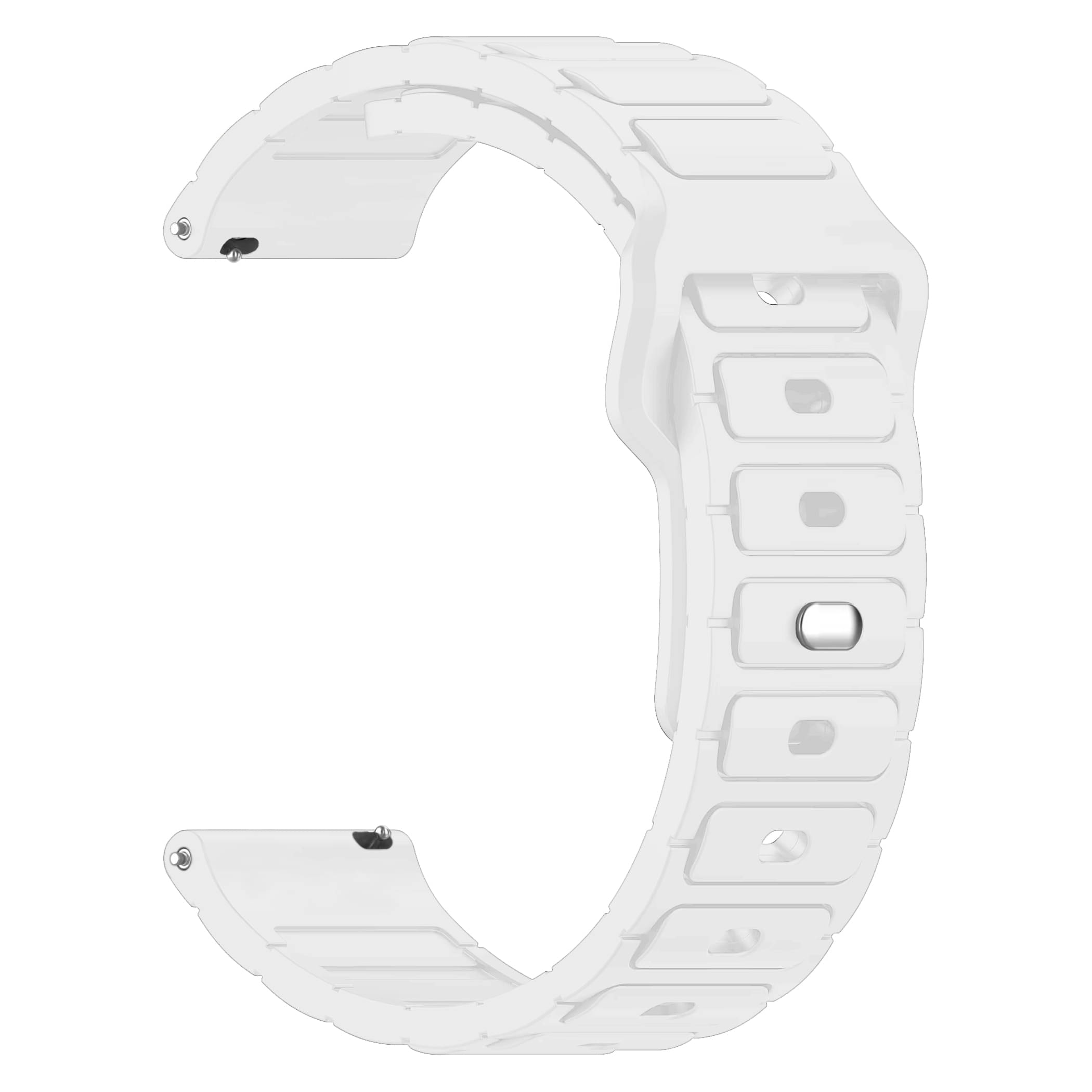 ACM Watch Strap Silicone Belt 22mm compatible with Boat Wave Astra 3 Smartwatch Sports Button Closure Band White ACM Watch Strap Silicone Belt 22mm compatible with Boat Wave Astra 3 Smartwatch Sports Button Closure Band White