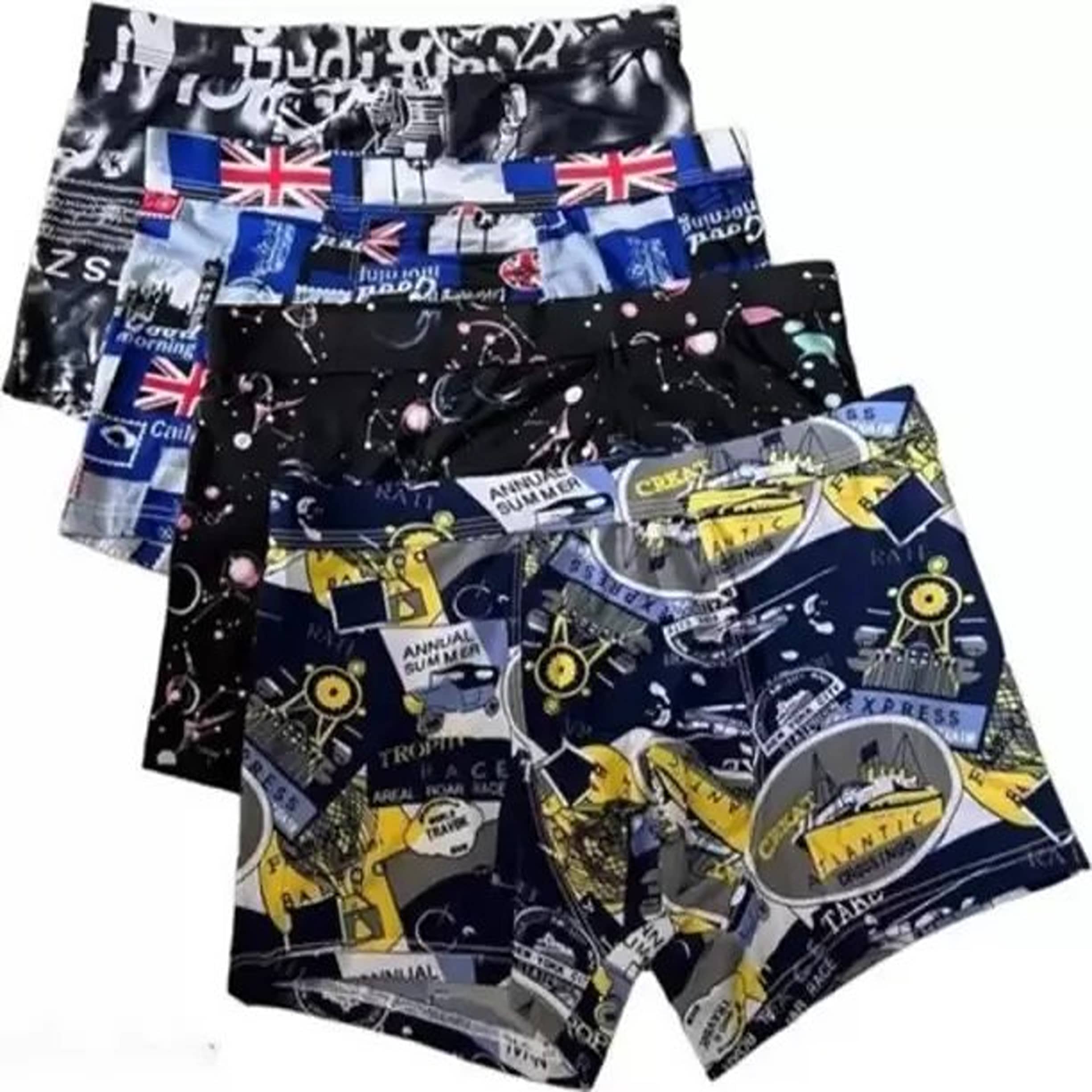 CAVENDRES Pack of 5 Boys Cotton Blend Trunks ( Multicolor ) - Nightwear & Loungewear | Buy online on ZillyBuy
