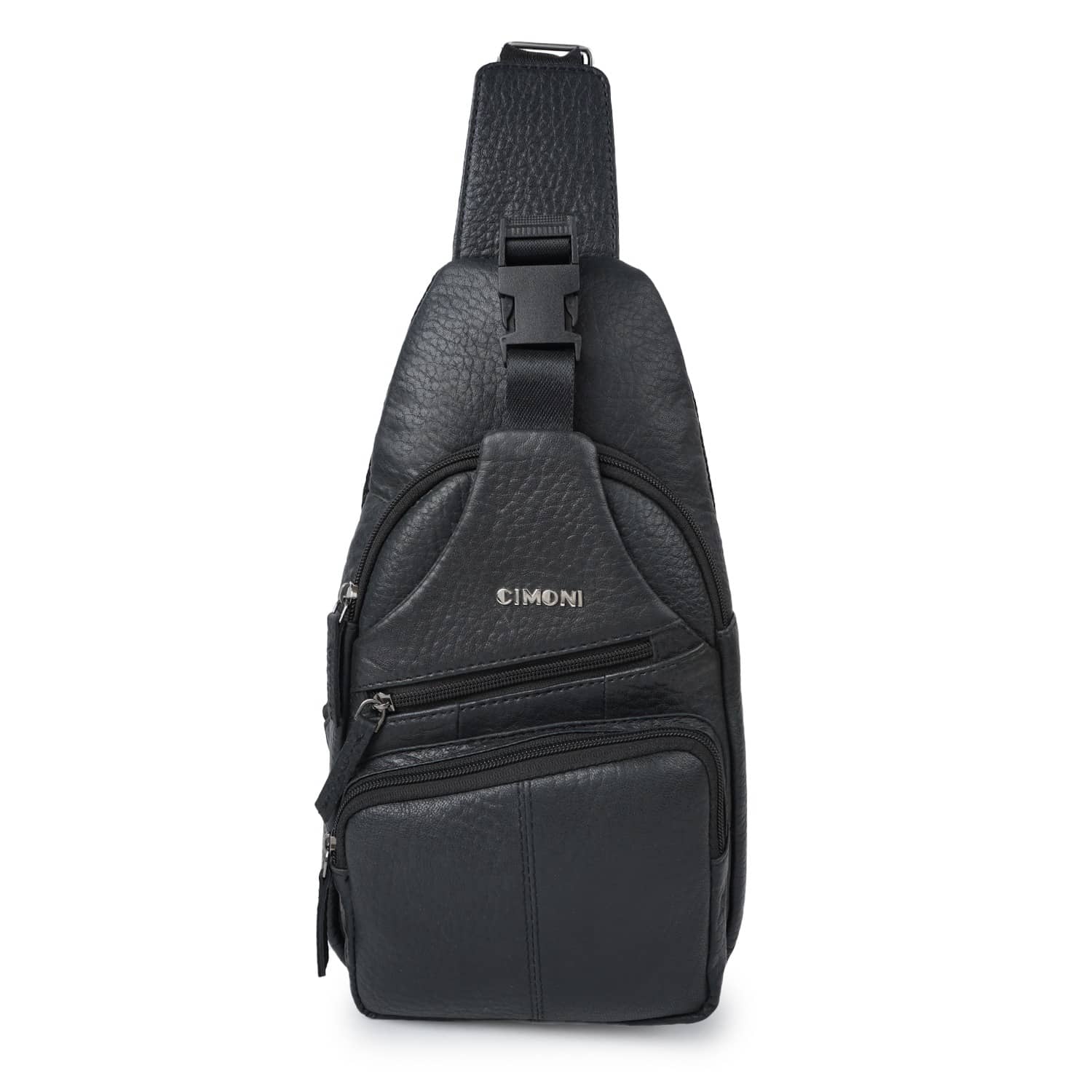CIMONI Black Solid Messenger Bag - Handbags | Buy online on ZillyBuy