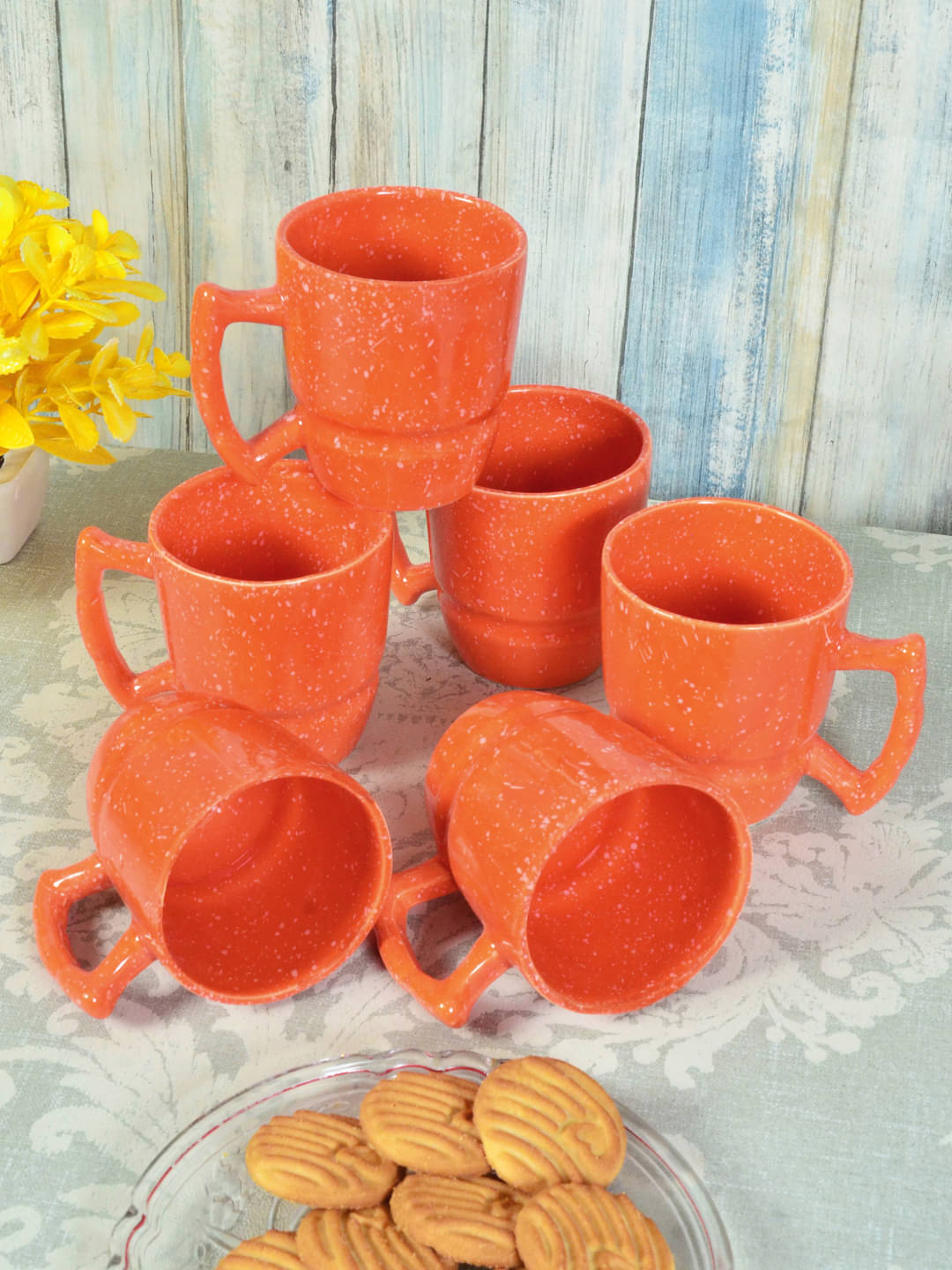     			FABINALIV FLMUG-1026 Ceramic Coffee Mug 310 mL ( Pack of 6 )