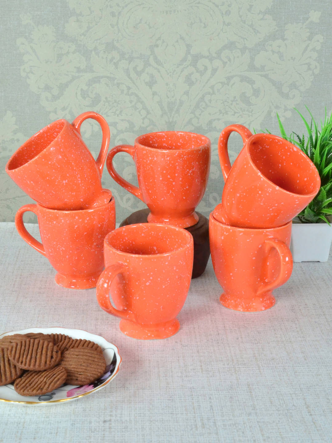    			FABINALIV FLMUG-1037 Ceramic Coffee Mug 280 mL ( Pack of 6 )