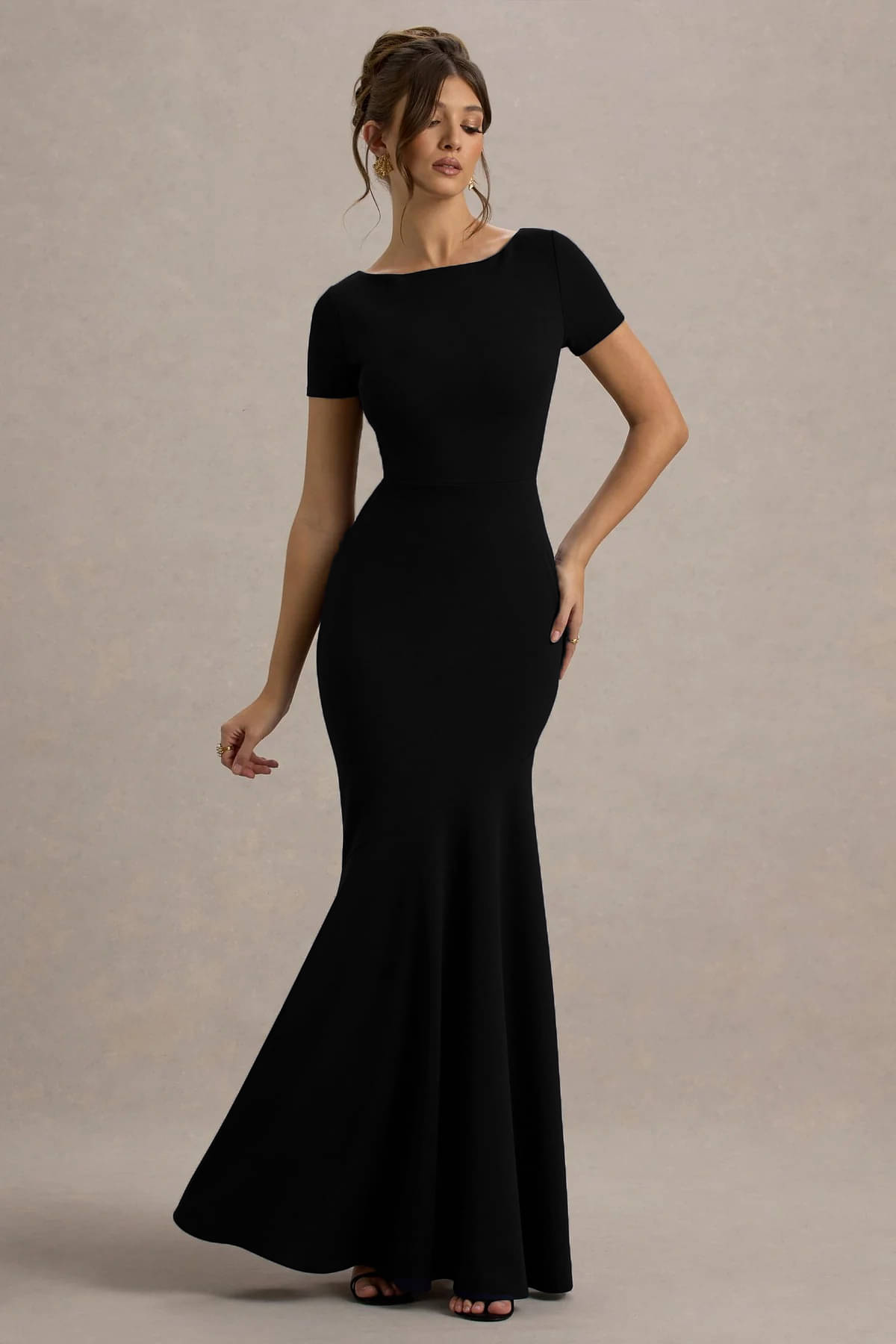     			Traquila Women Lycra Solid Bodycon Dress ( Black )