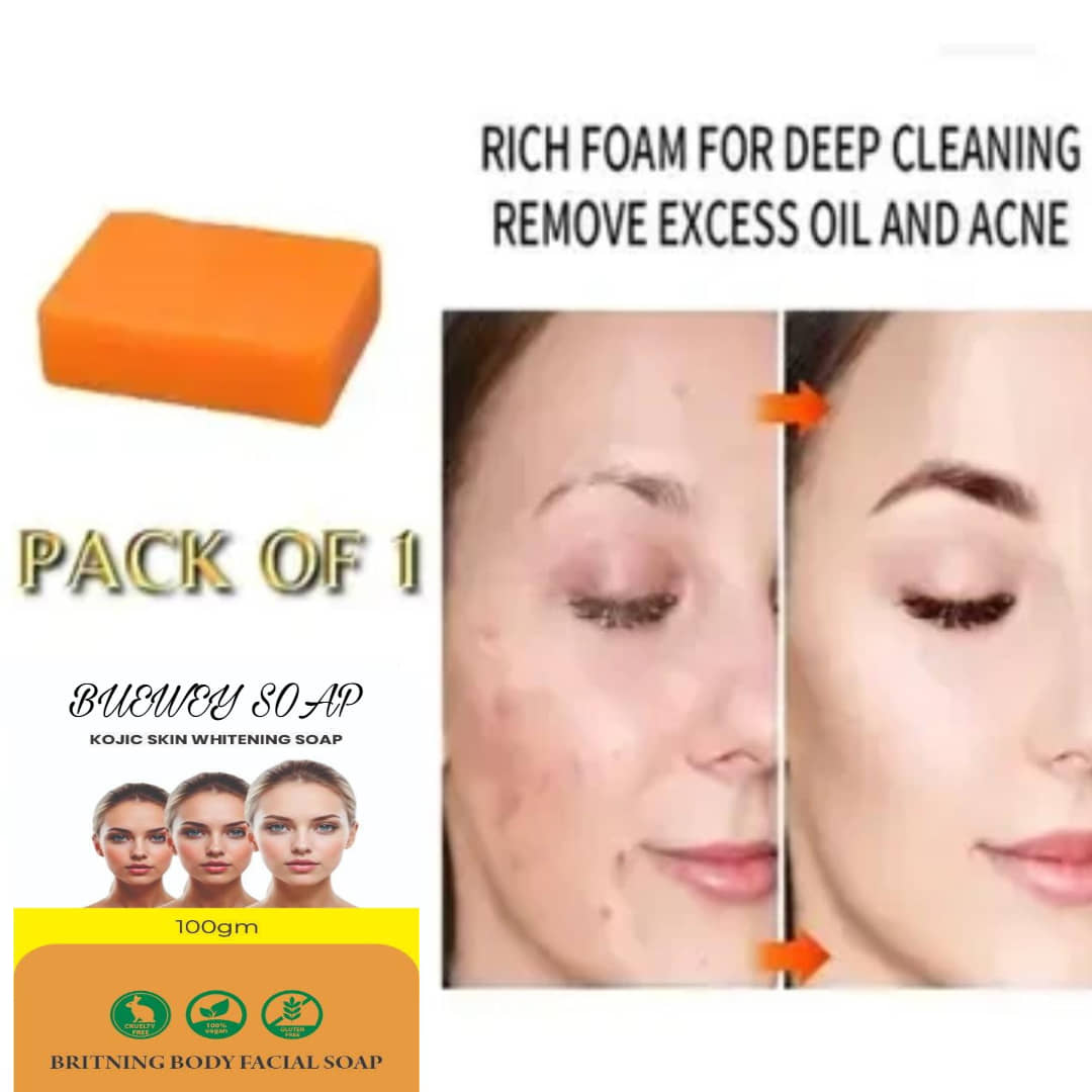 BUEWEY Beauty skincare sinche Body Soap Natural Soap for All Skin Type ( Pack of 1 )