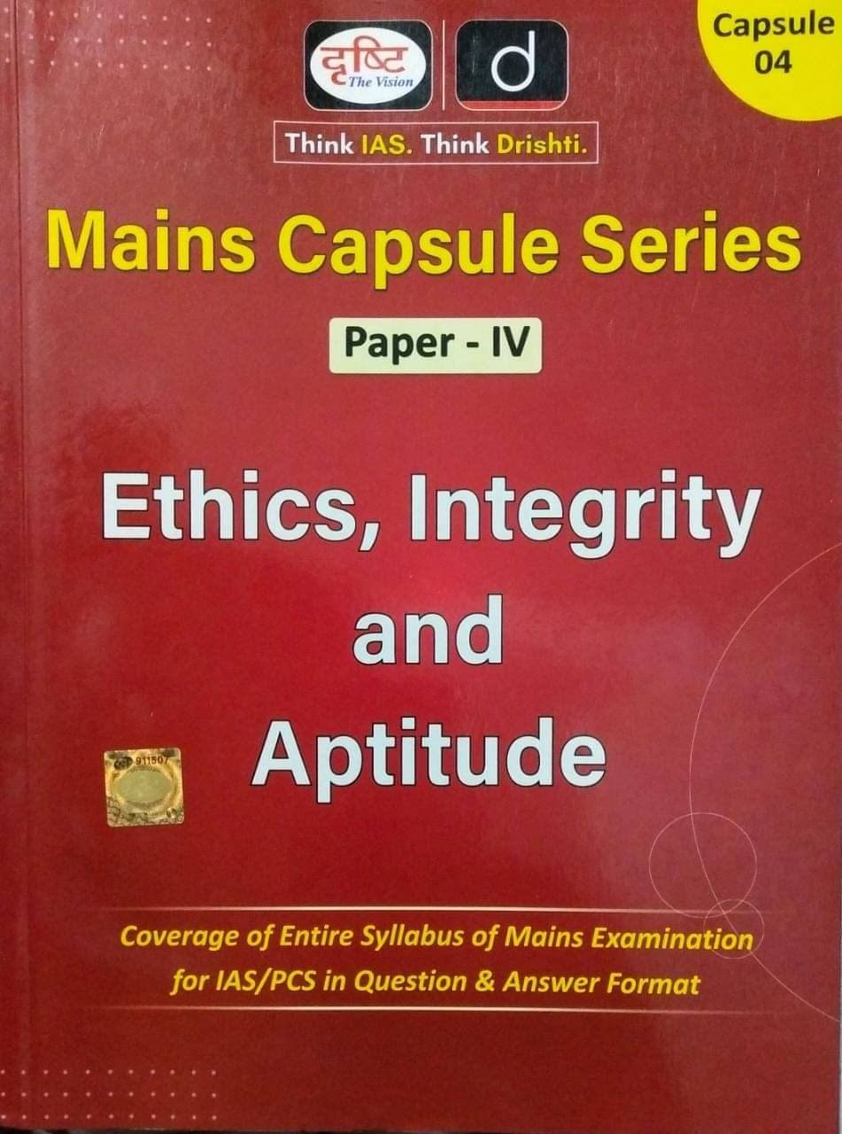     			Drishti Main Capsule Series Paper 4 Ethics , Integrity And Aptitude (Paperback, Drishti Publication)