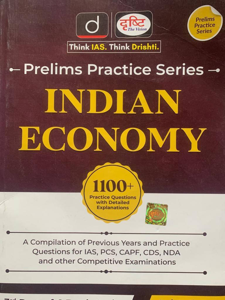     			Drishti Prelims Practice Series Indian Economy 2022 (Hardcover, Drishti Experts)