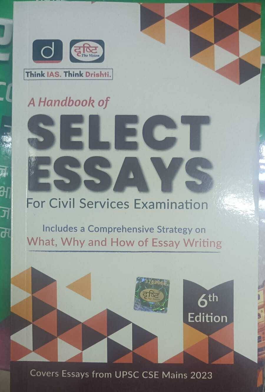Drishti Select Essays ( A Handbook Of Select Essays For Civil Services Examination) (Paperback, DRISHTI THE VISION) (BOOK, DRISHTI THE VISION) Drishti Select Essays ( A Handbook Of Select Essays For Civil Services Examination) (Paperback, DRISHTI THE VISION) (BOOK, DRISHTI THE VISION)