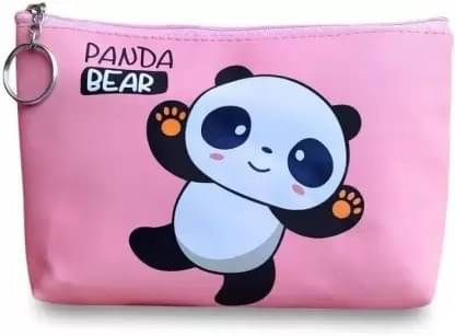     			ECLET A5 Size Big Pouch for Zipper Closer Stationery Organizer Pencil Case Pouch for kids School Stationery Storage bag Makeup Pouch Travel Pouch for Girls Art Polyester Pencil Box  (Set of 1, Multicolor)