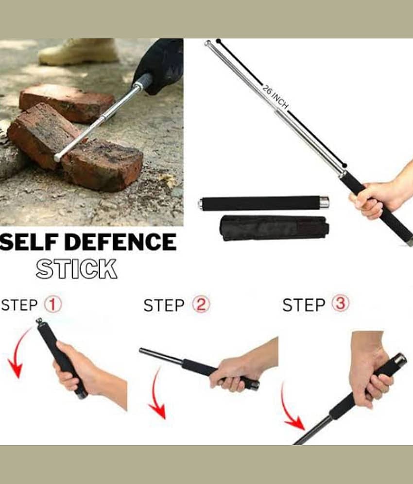 GM Impex Safety Rod Stick for Defense Defence Heavy Metal - Sports and Fitness Equipment | Buy online on ZillyBuy