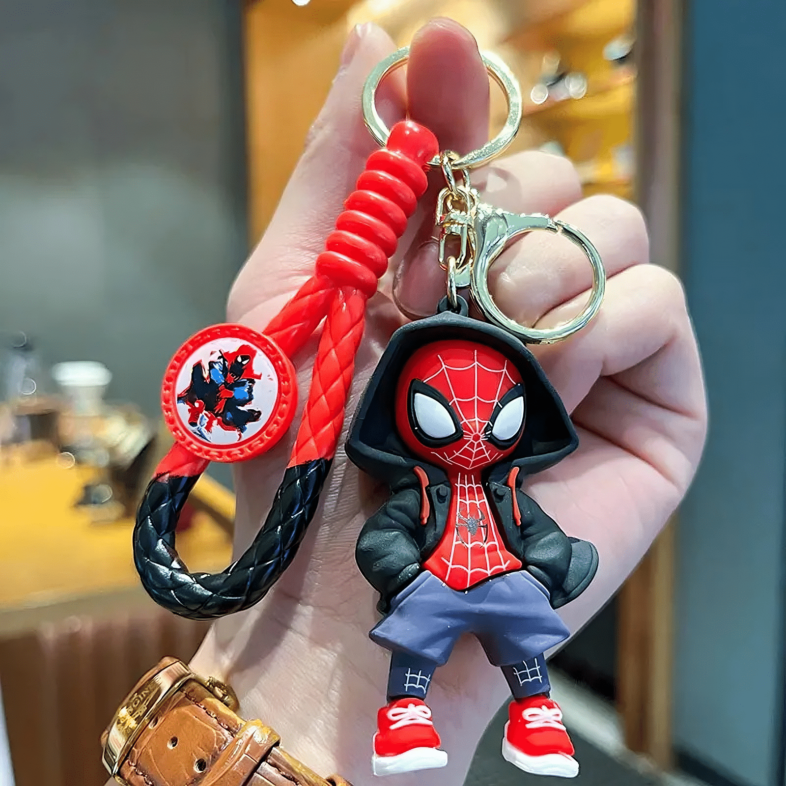 GT Gala Time Cute Silicone Keyring Spiderman Backpack Charms Marvel Gift for Kids & Boys Key Chain GT Gala Time Cute Silicone Keyring Spiderman Backpack Charms Marvel Gift for Kids & Boys Key Chain