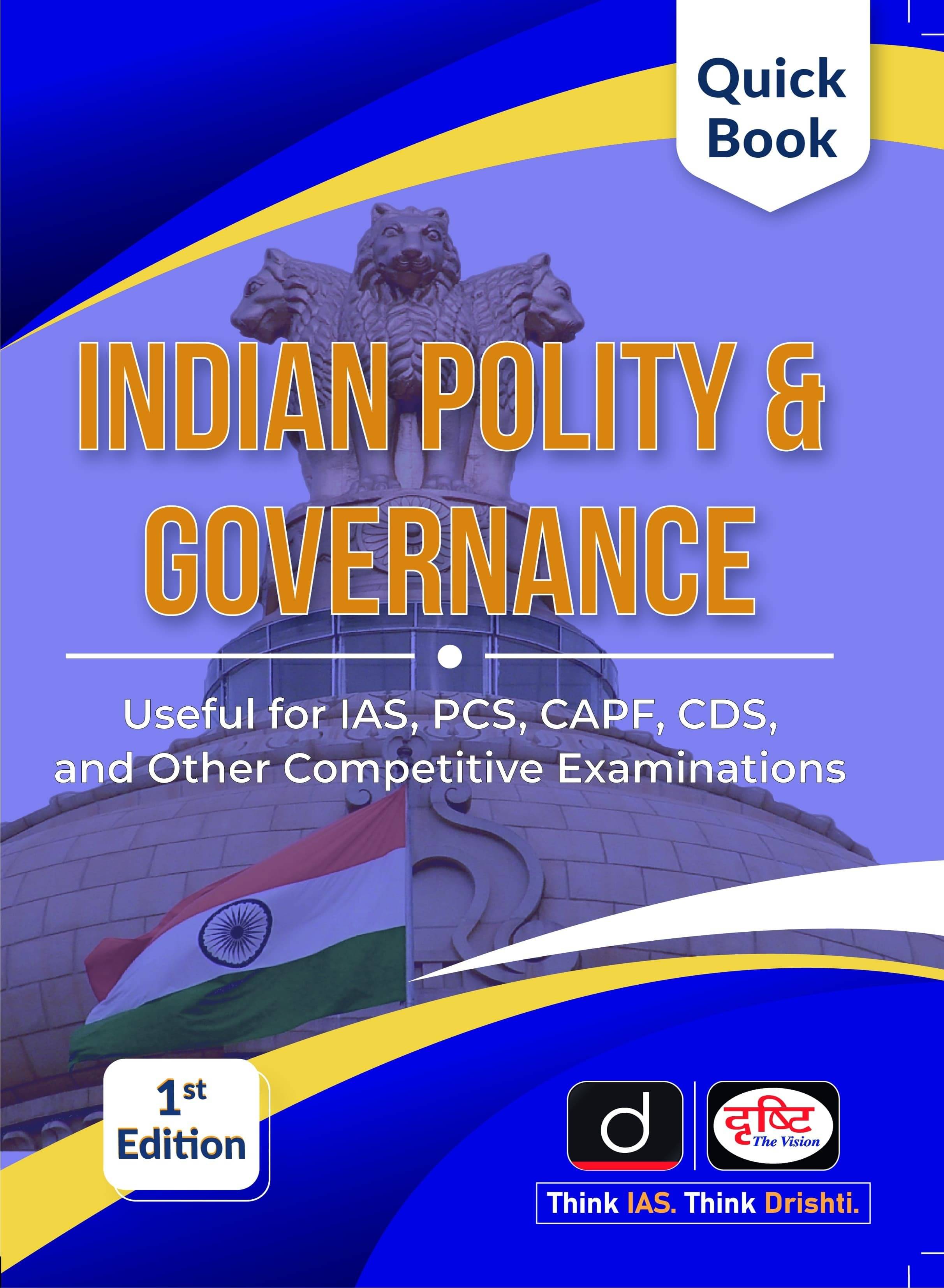 Quick Book Indian Polity & Governance (Paperback, DRISHTI TEAM)     			Quick Book Indian Polity & Governance (Paperback, DRISHTI TEAM)