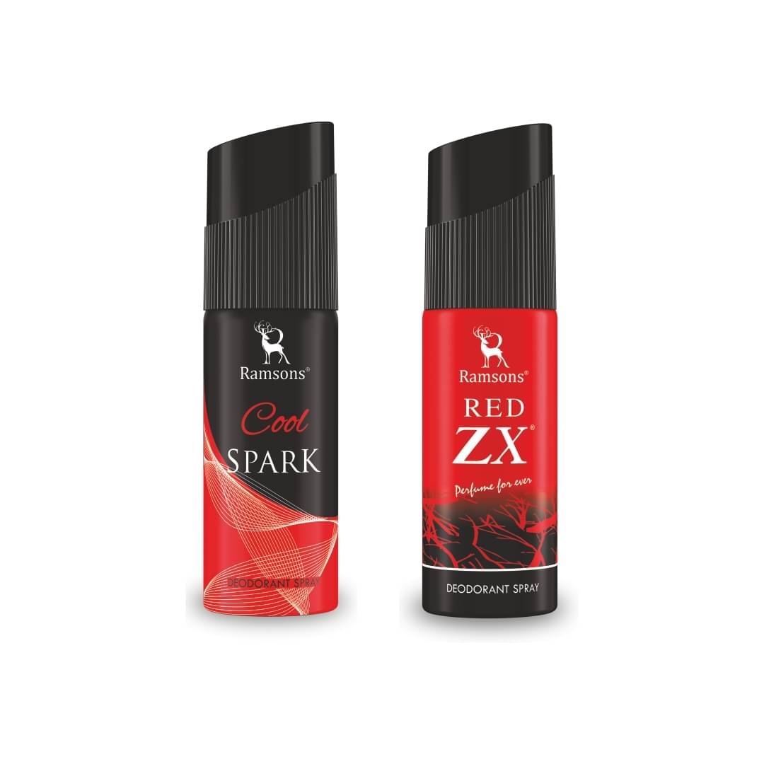Ramsons Cool Spark & Red Zx Deodorant Spray for Men 80 ml ( Pack of 2 ) Ramsons Cool Spark & Red Zx Deodorant Spray for Men 80 ml ( Pack of 2 )
