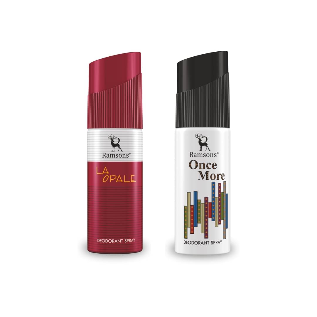     			Ramsons La Opale & Once More  Deodorant Spray for Men 80 ml ( Pack of 2 )
