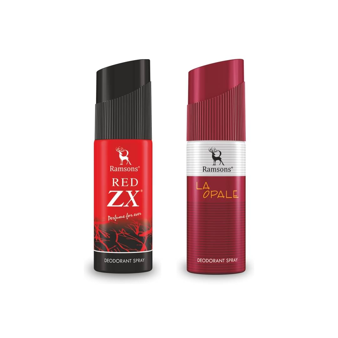 Ramsons Red Zx & La Opale Deodorant Spray for Men 80 ml ( Pack of 2 ) Ramsons Red Zx & La Opale Deodorant Spray for Men 80 ml ( Pack of 2 )