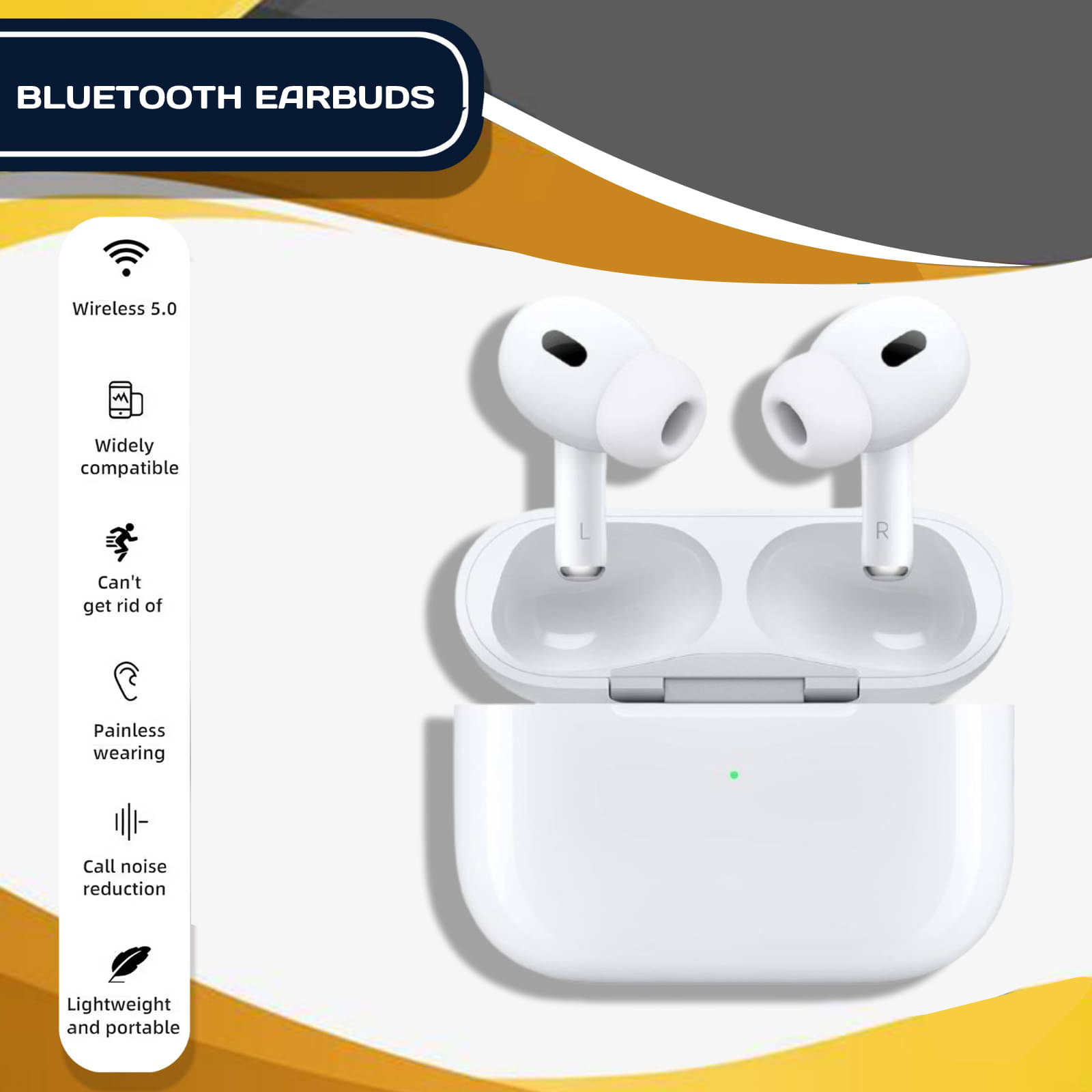     			SKIN SMOOTHIE Premium  Earbuds In Ear TWS White