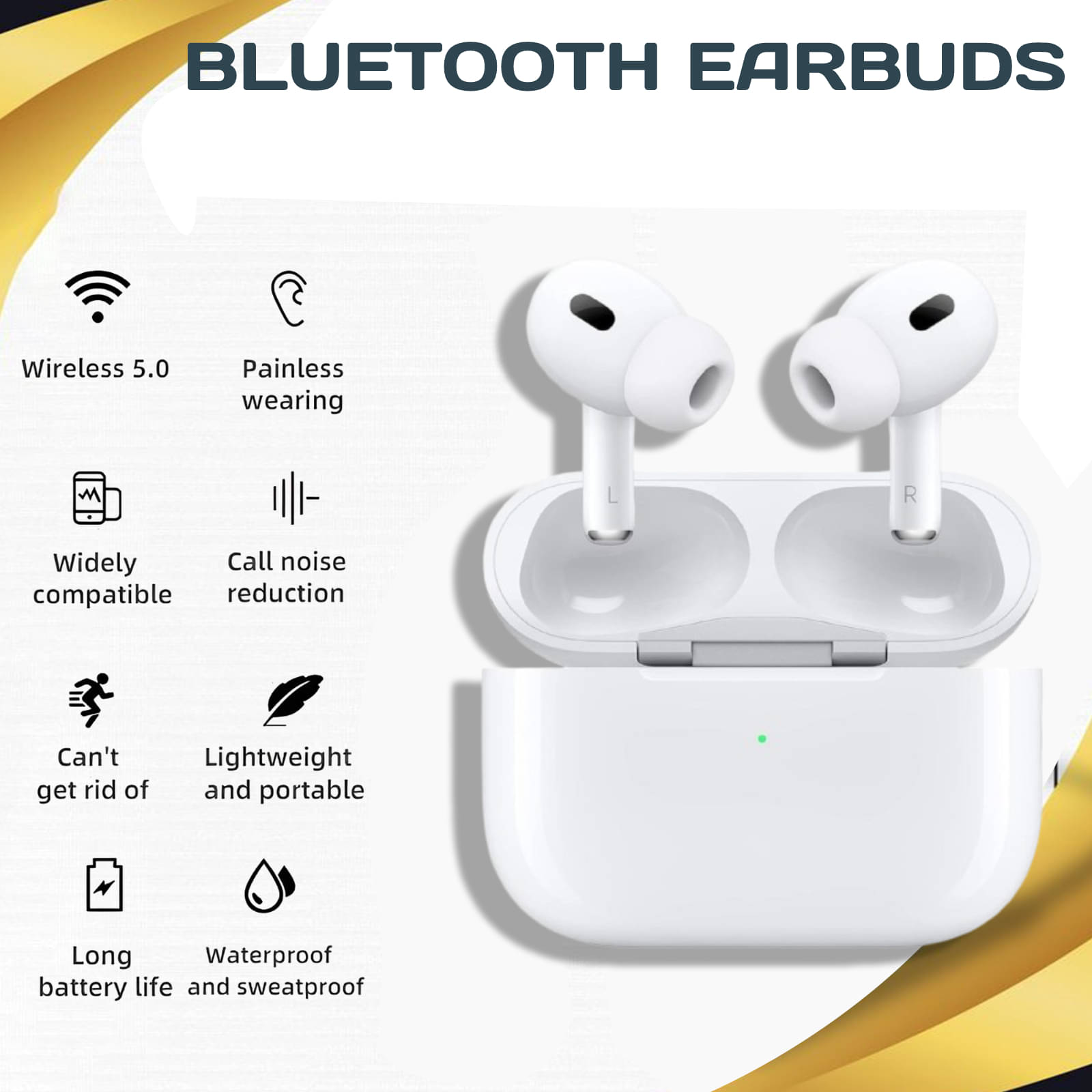     			SKIN SMOOTHIE Premium  Earbuds In Ear TWS White