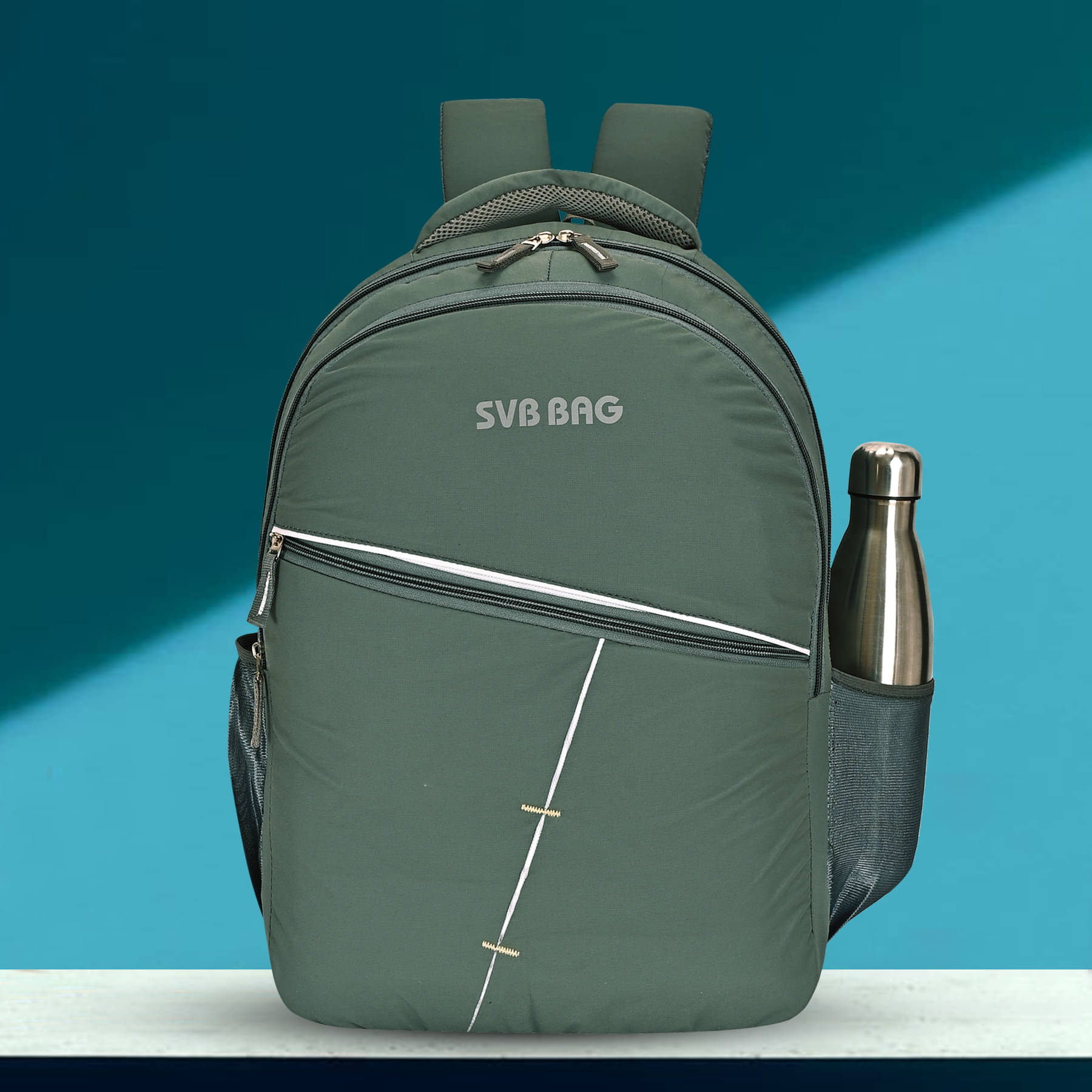     			SVB BAG 40 Ltrs Polyester Backpack *For Boys & Girls ( Teal )