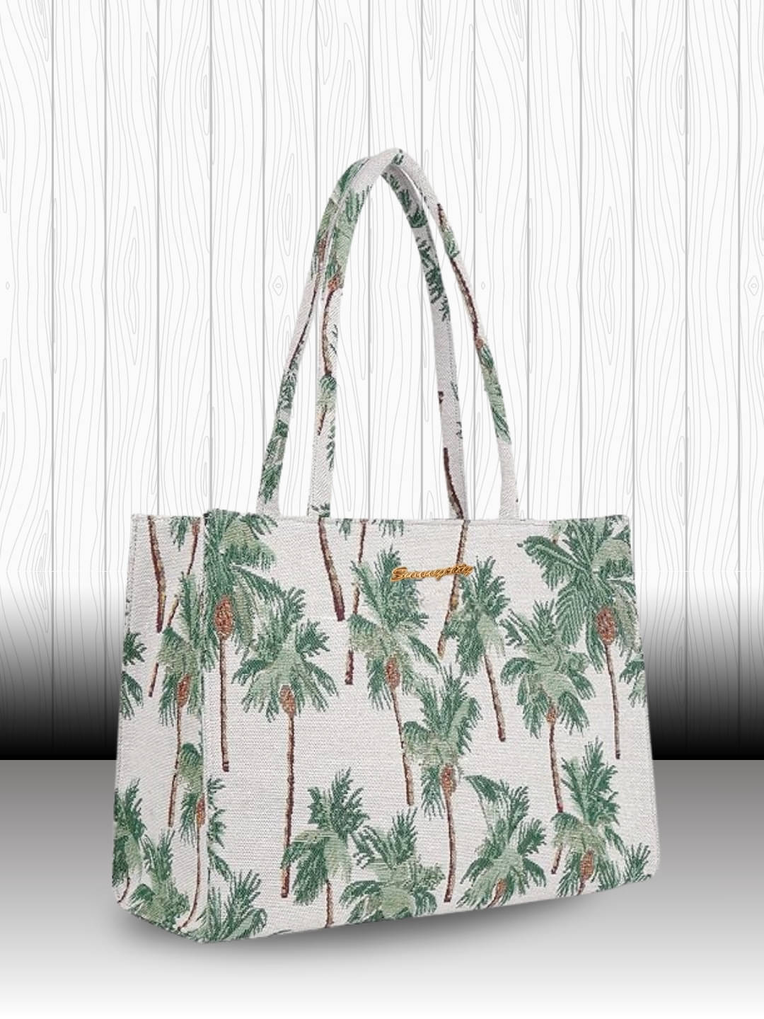     			TCRAZY Tote Bag Jute Set of 1 ( Green )