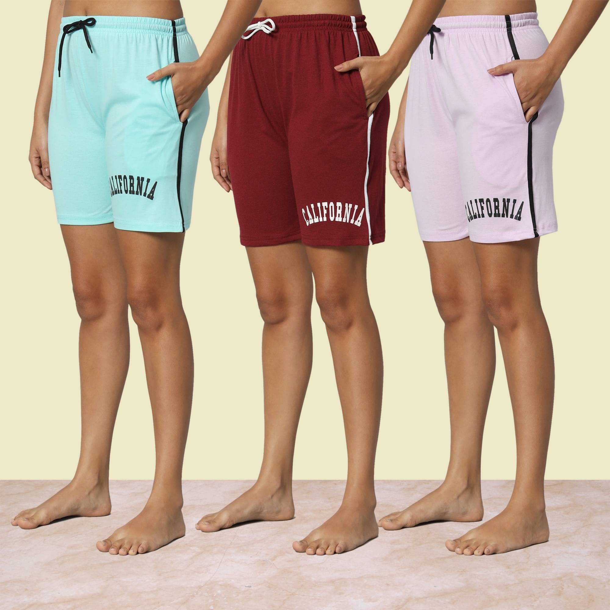 BRYLES Cotton Blend Bermuda - Multicolor 1     			BRYLES Cotton Blend Bermuda - Multicolor 1